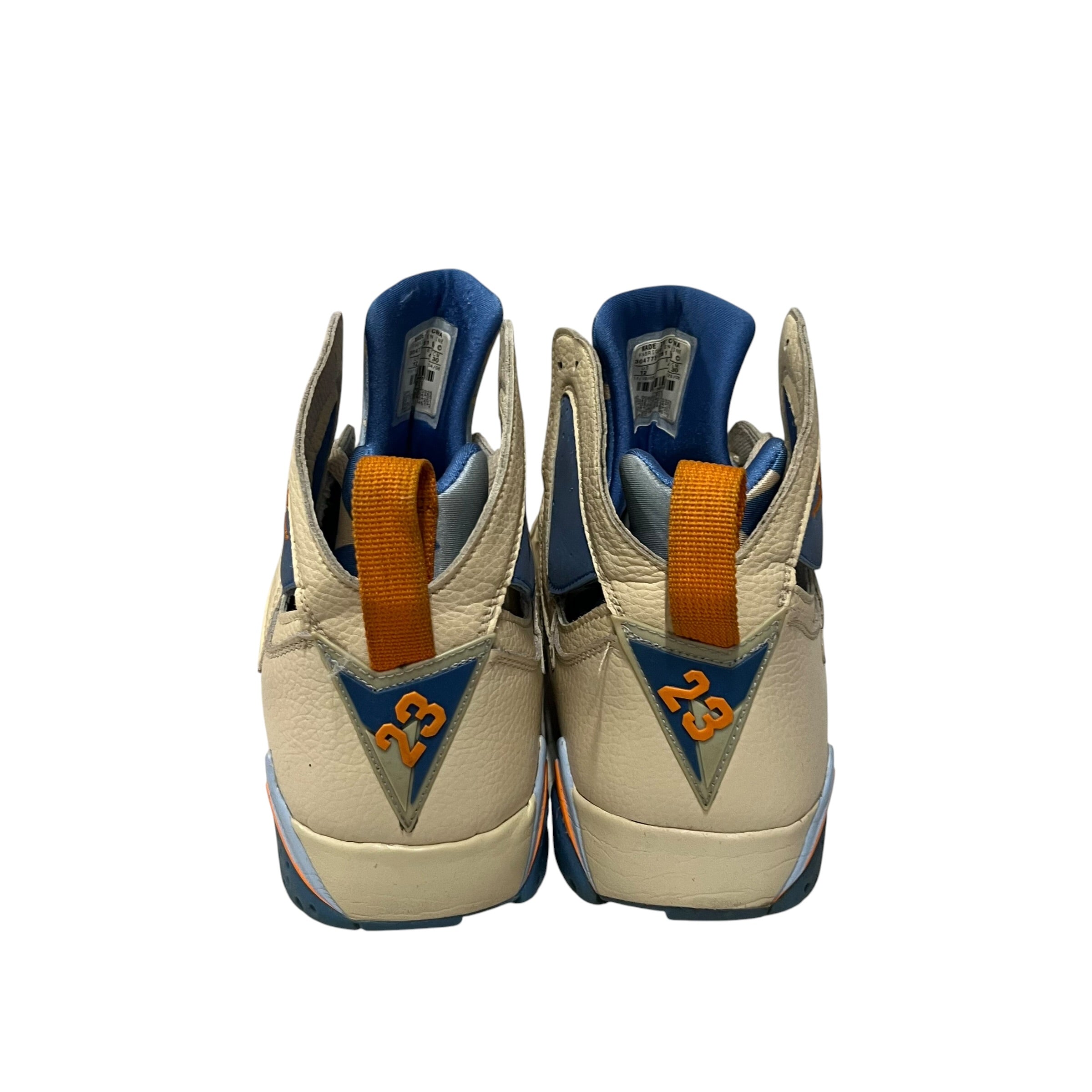 NIKE/Hi-Sneakers/US 12/Suede/BLU/JORDAN 7 RETRO PACIFIC BLUE view 3