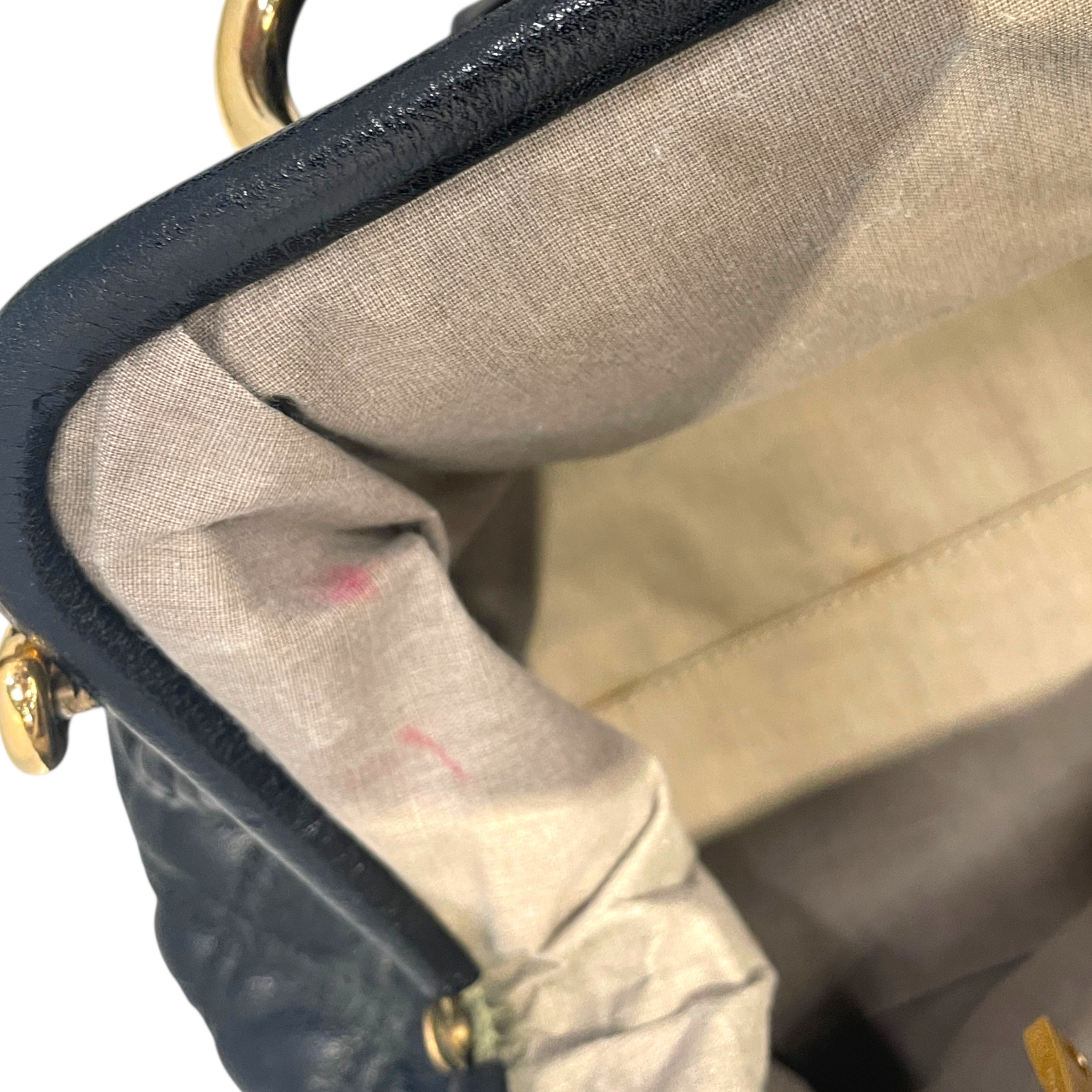 MARC JACOBS/Cross Body Bag/OS/Leather/BLK/Stam Double Handle view 9
