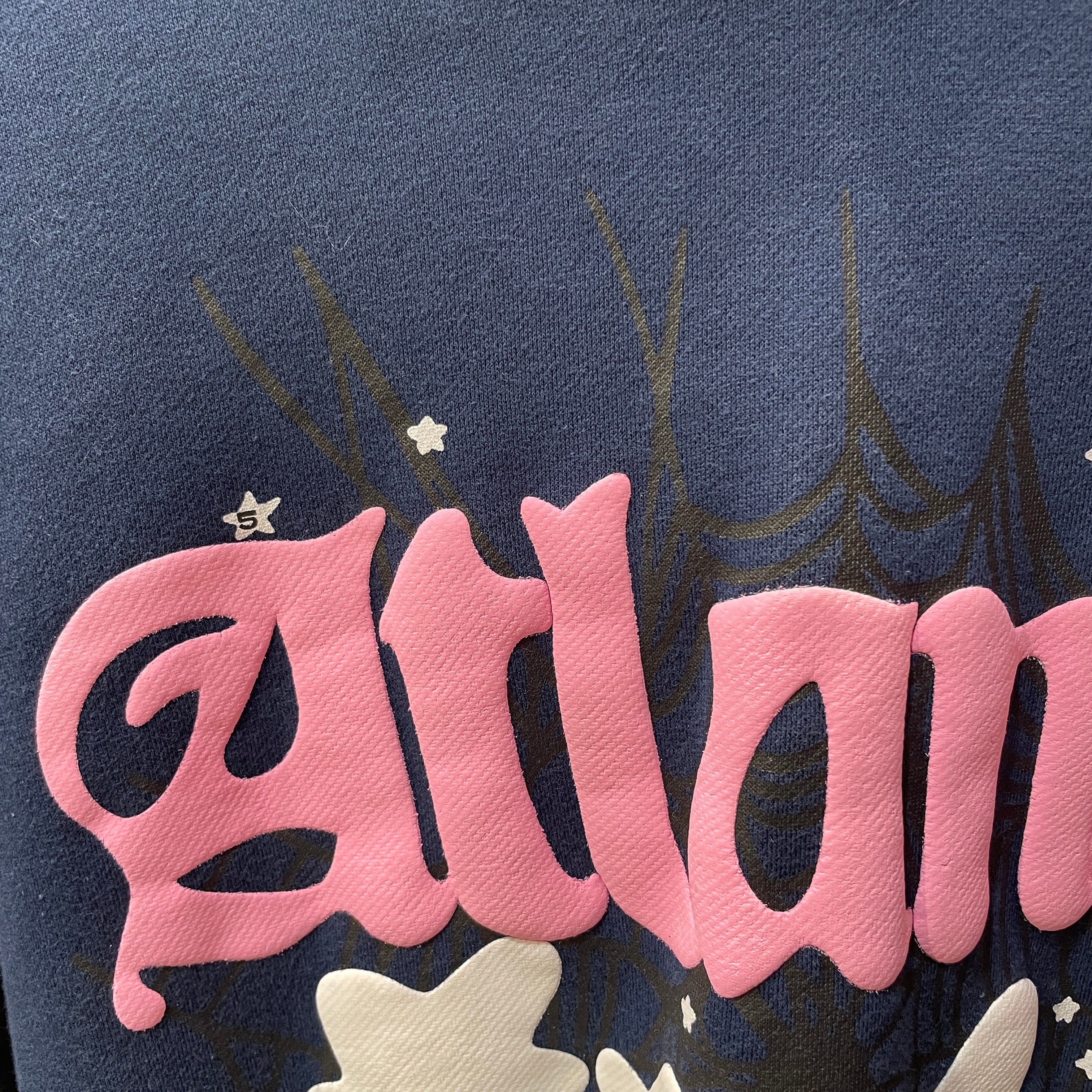 Sp5der/Hoodie/M/Graphic/Cotton/NVY/Atlanta Logo view 3