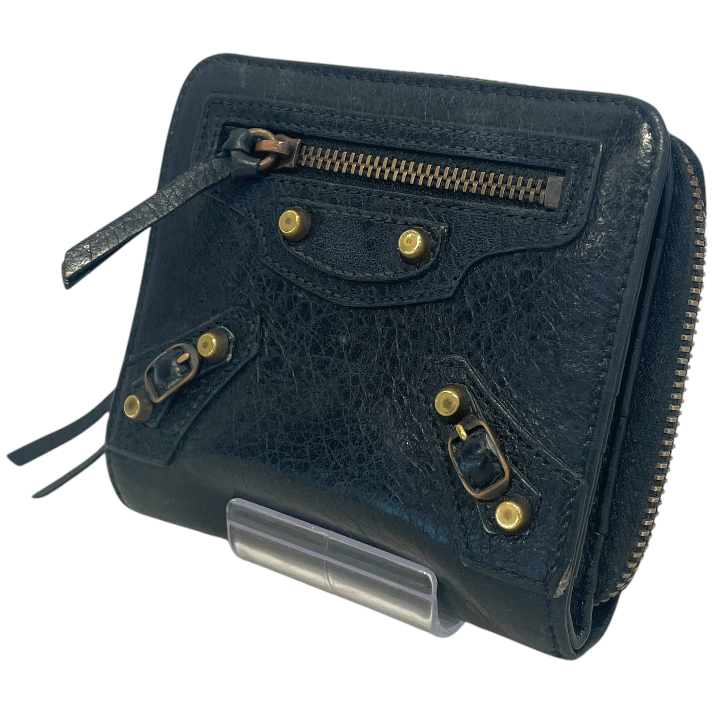 BALENCIAGA/Wallet/Leather/BLK/L's/2016 view 1