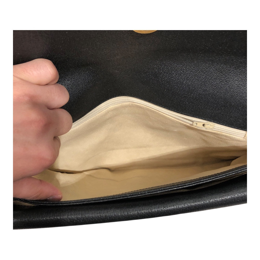 GUCCI/Vintage/Clutch Bag/Monogram/BLK/VINTAGE COATED CANVAS CLUTCH view 5
