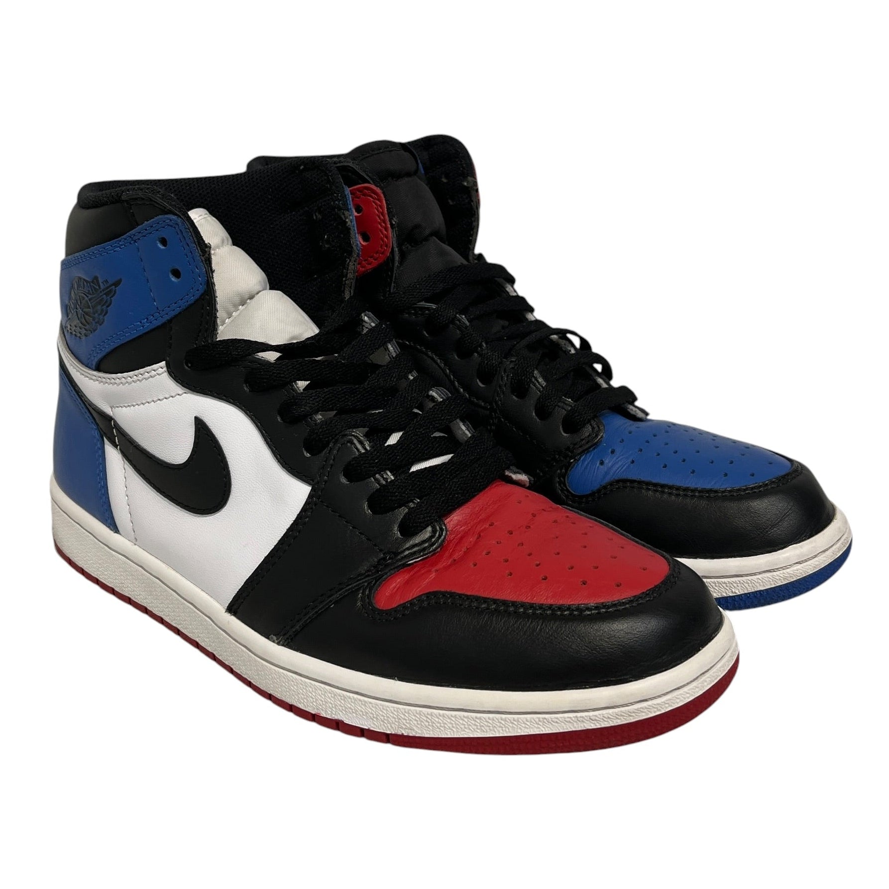 JORDAN BRAND/Hi-Sneakers/US 9.5/Stripe/Leather/BLU/Jordan 1 Retro High OG view 1