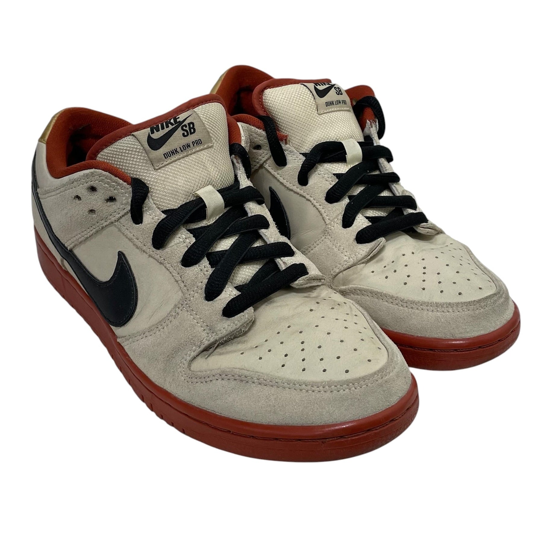 NIKE/Low-Sneakers/US 8.5/Suede/CRM/NIKE SB DUNK MUSLIN view 1