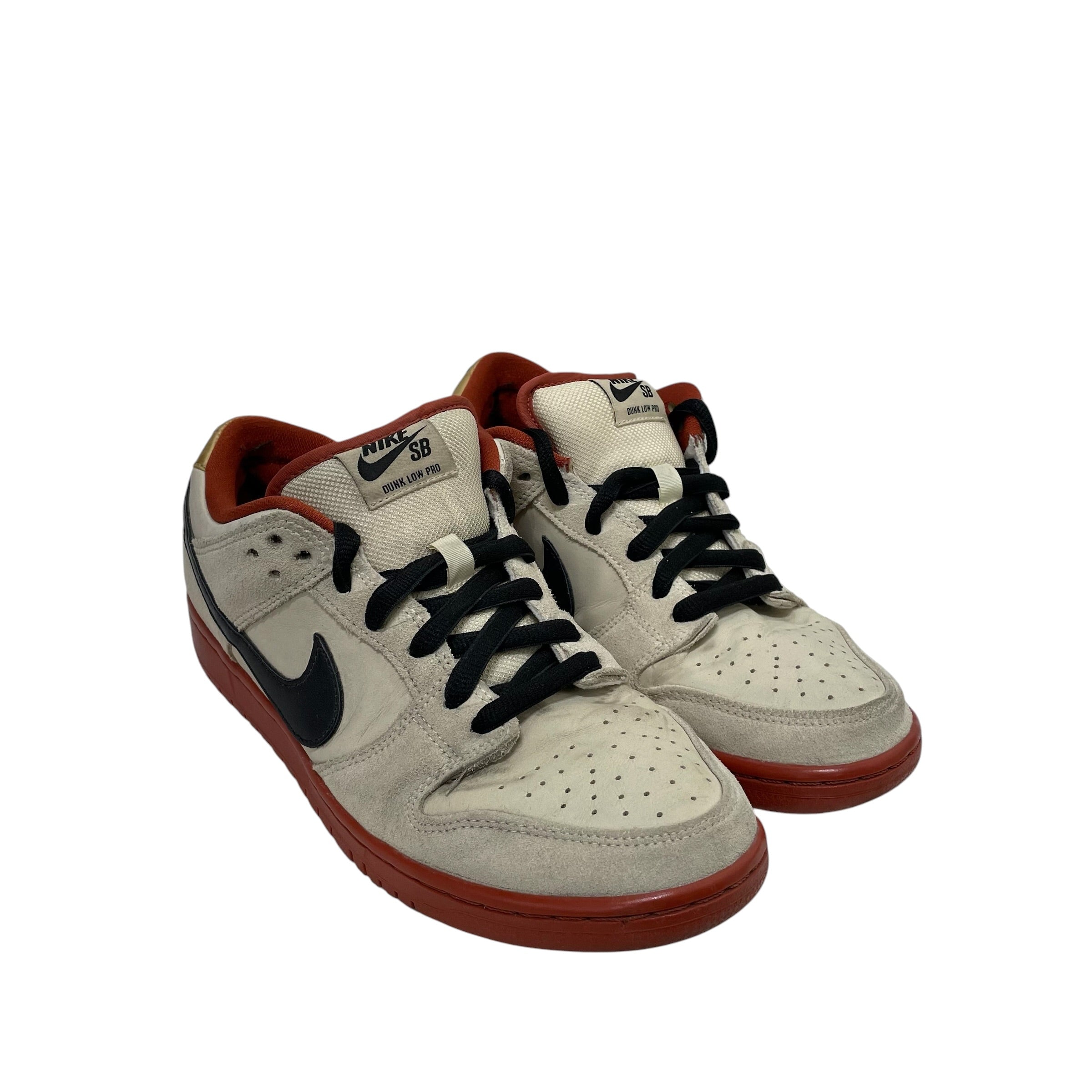 NIKE/Low-Sneakers/US 8.5/Suede/CRM/NIKE SB DUNK MUSLIN view 1