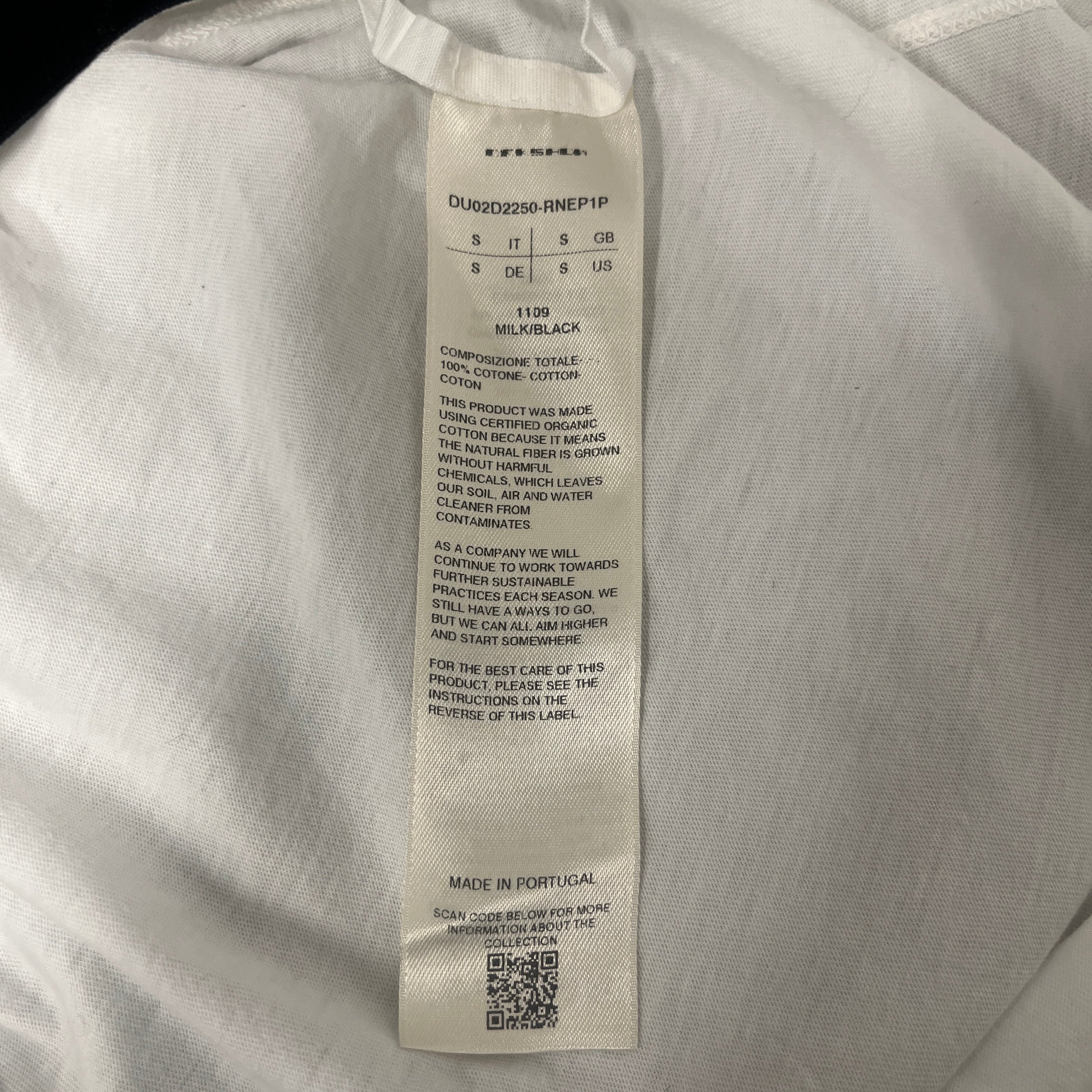 RICK OWENS DRKSHDW/T-Shirt/S/Cotton/WHT/PORTERVILLE view 3