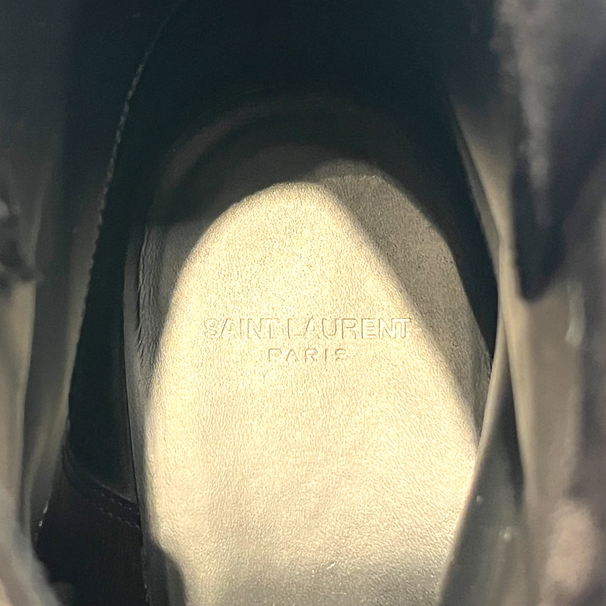 SAINT LAURENT/Western Boots/EU 41/Suede/BLK/West Buckled Boots view 3