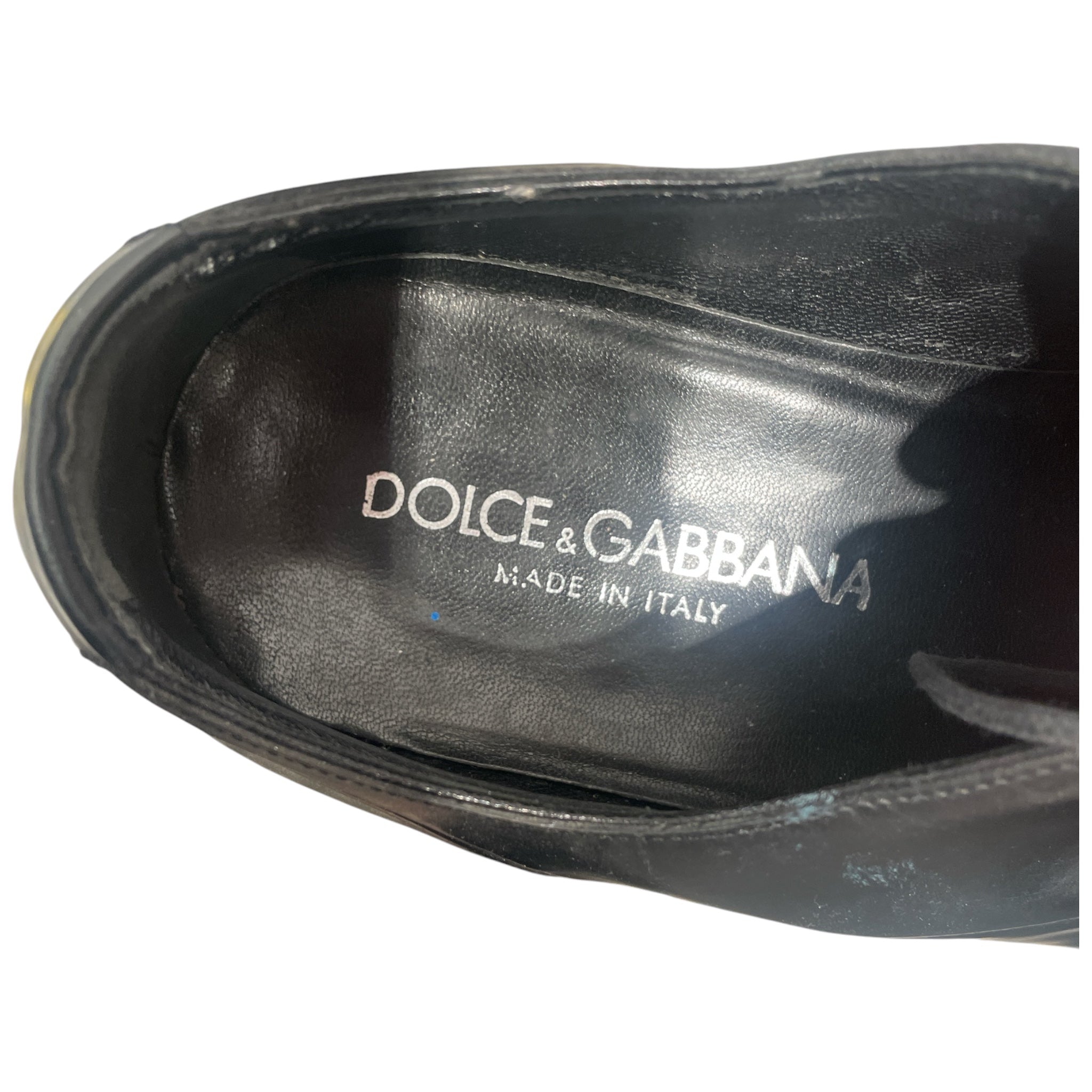 DOLCE&GABBANA/Dress Shoes/US 9/Leather/BLK/ view 3