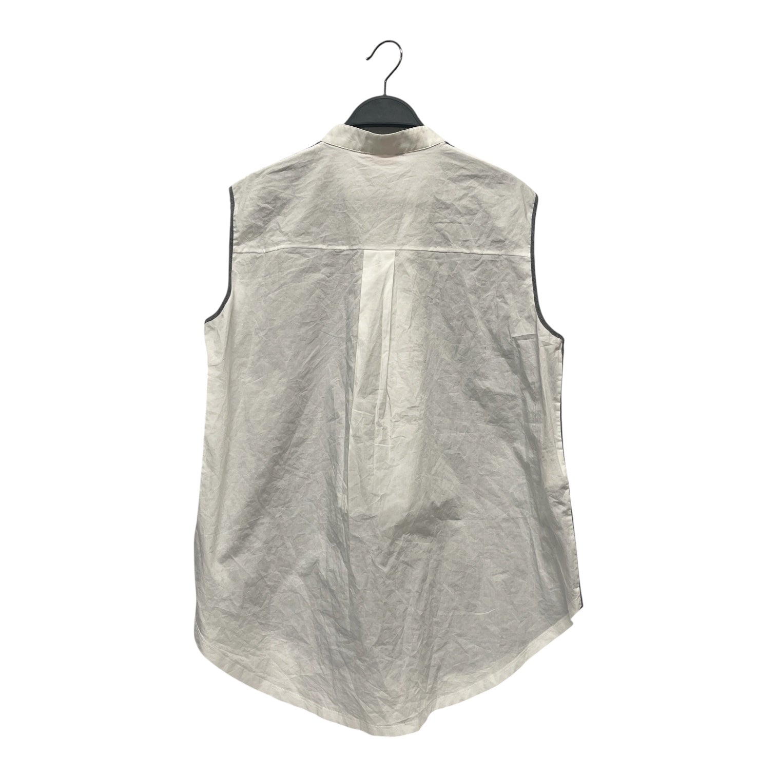 MARNI/Vest/42/Cotton/GRY/GRY/WHT HALF BUTTON VEST view 2