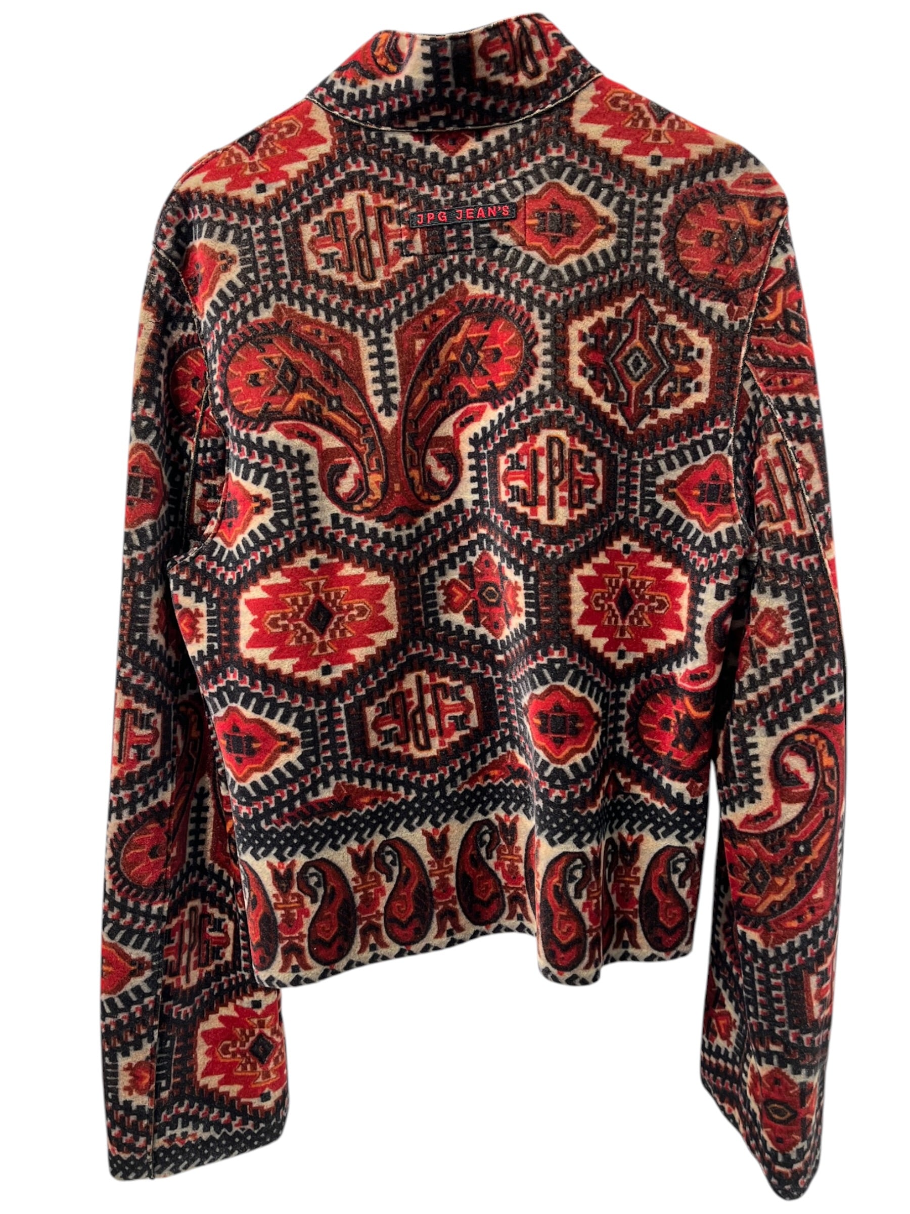 GAULTIER JEAN'S/Jacket/All Over Print/Cotton/BRW/PRINTED JACKET DOUBLE ZIP view 2