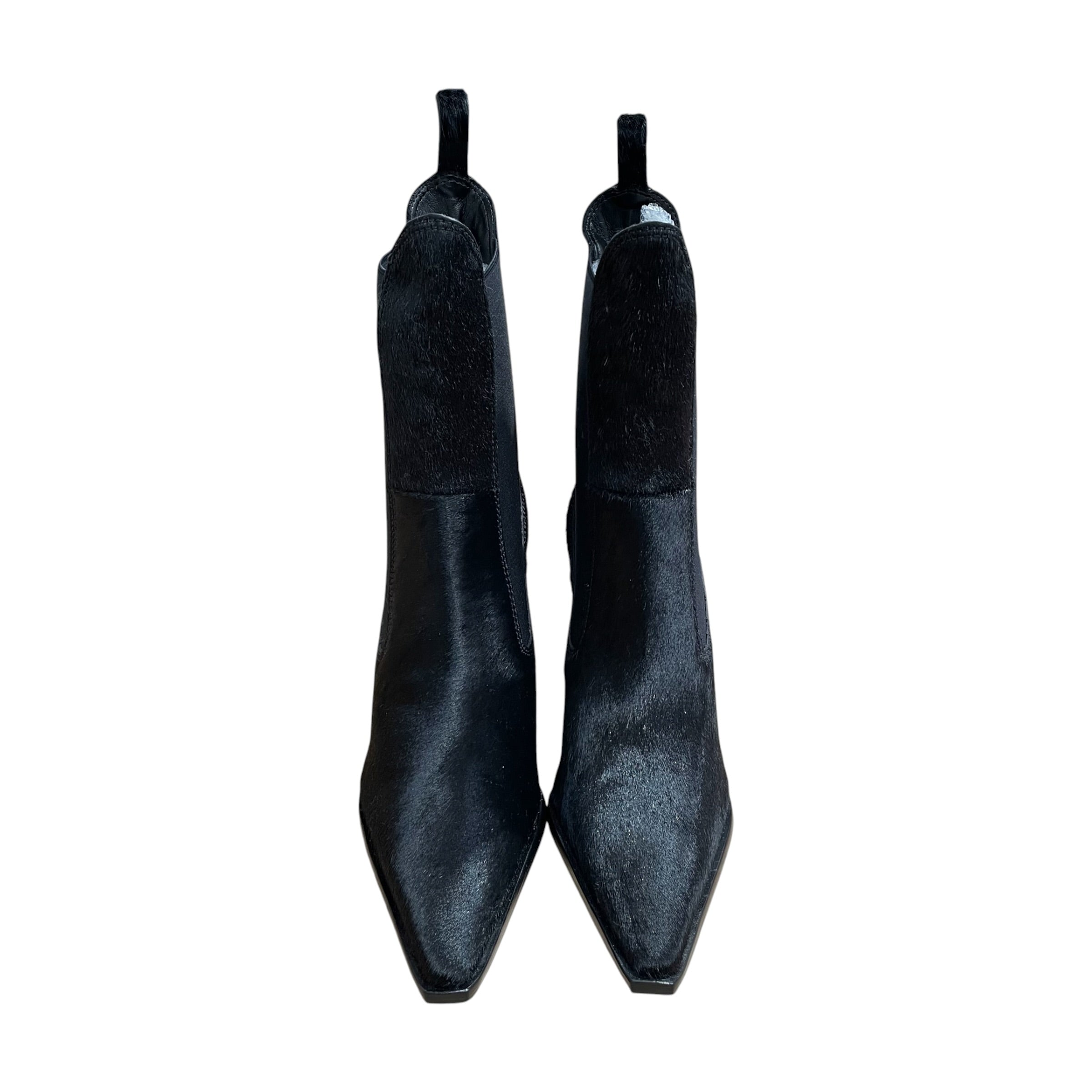 SCHUTZ/Boots/US 7.5/Fur/BLK/black calf hair boot view 5
