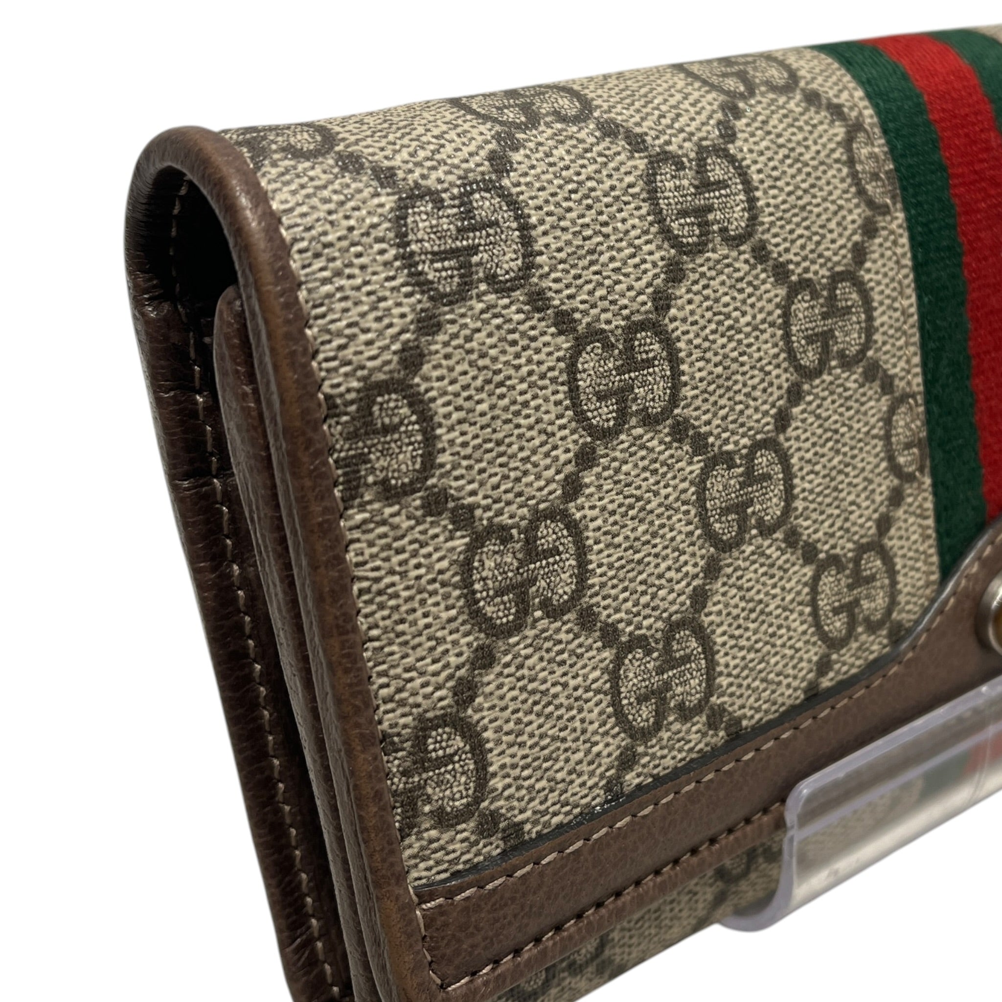 GUCCI/Wallet/Monogram/Cotton/BEG/gg ophidia chain wallet view 6