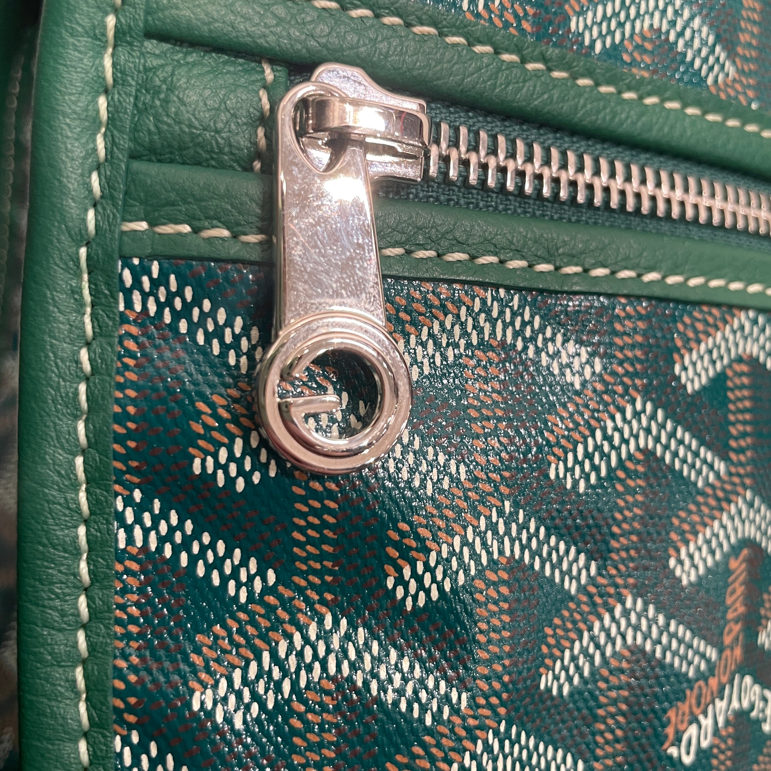 GOYARD/Backpack/Monogram/Leather/GRN/GOYARDINE SAINT LEGER BACKPACK view 5