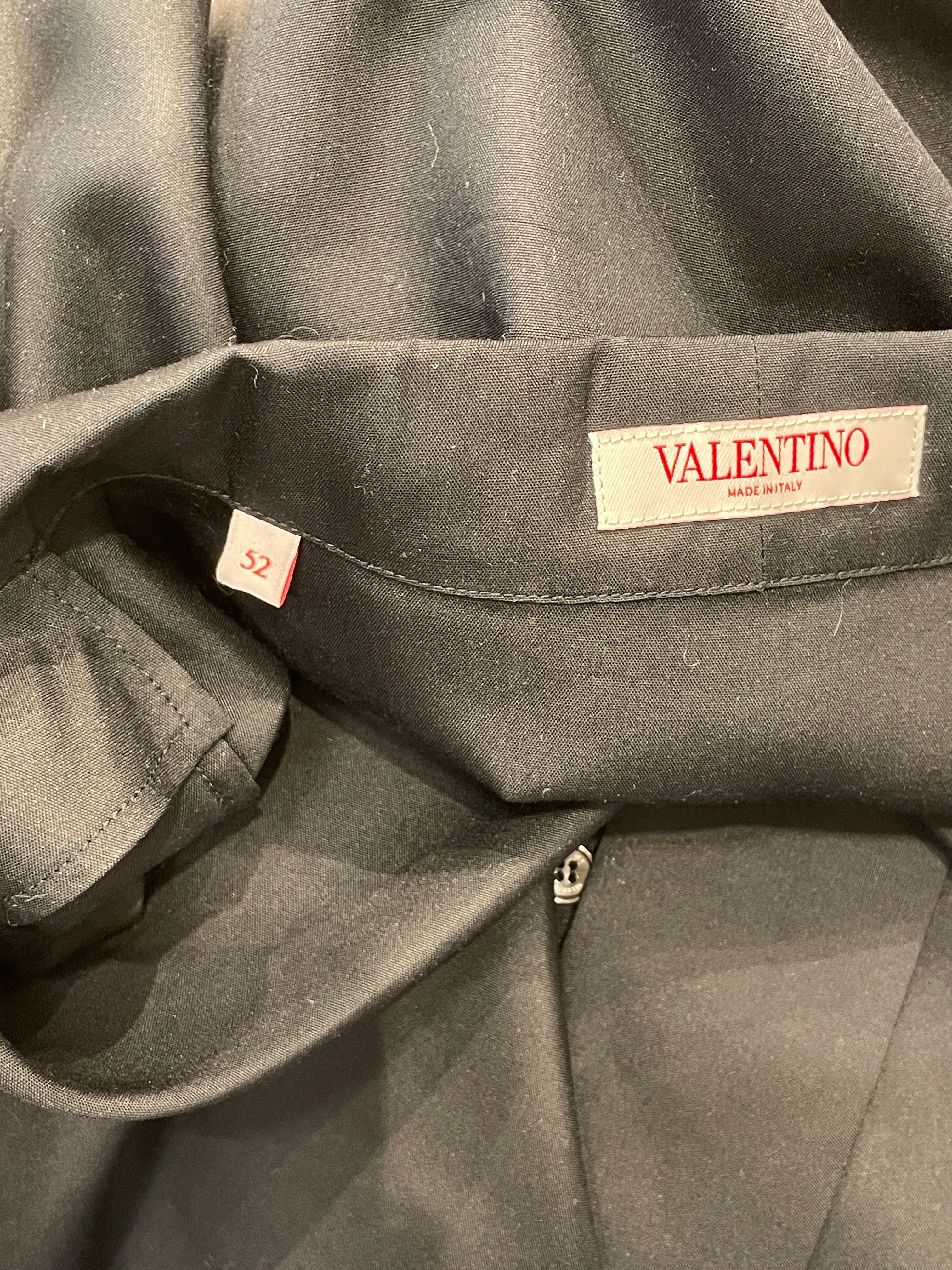 VALENTINO/LS Shirt/52/Rayon/BLK/LONG STRAP COLLAR view 3