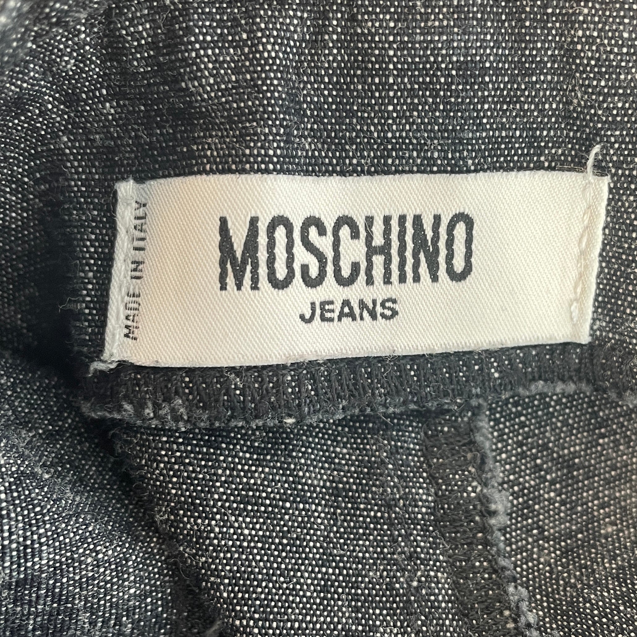 MOSCHINO JEANS/Cropped Pants/8/Cotton/GRY/POMPOM RICKRACK TRIM view 3