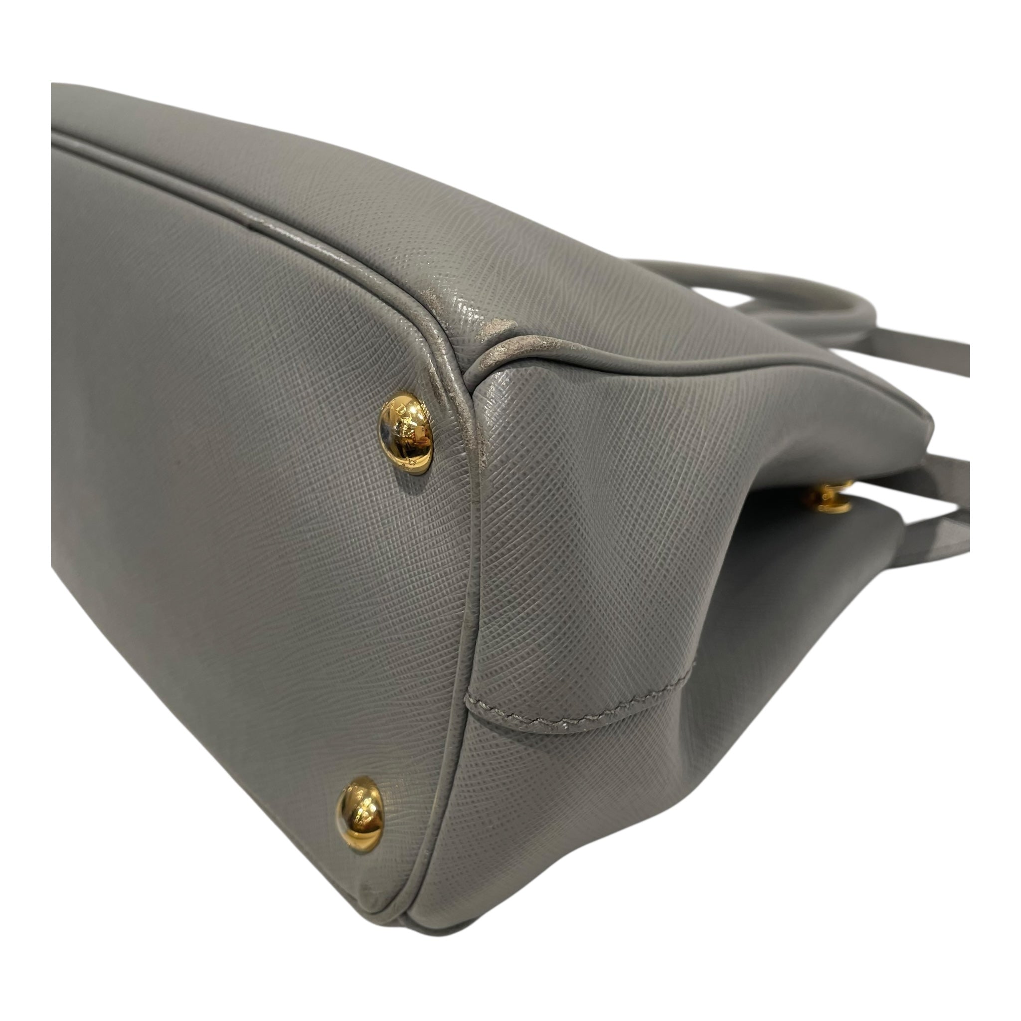 PRADA/Bag/Leather/GRY/Saffiano Galleria view 8