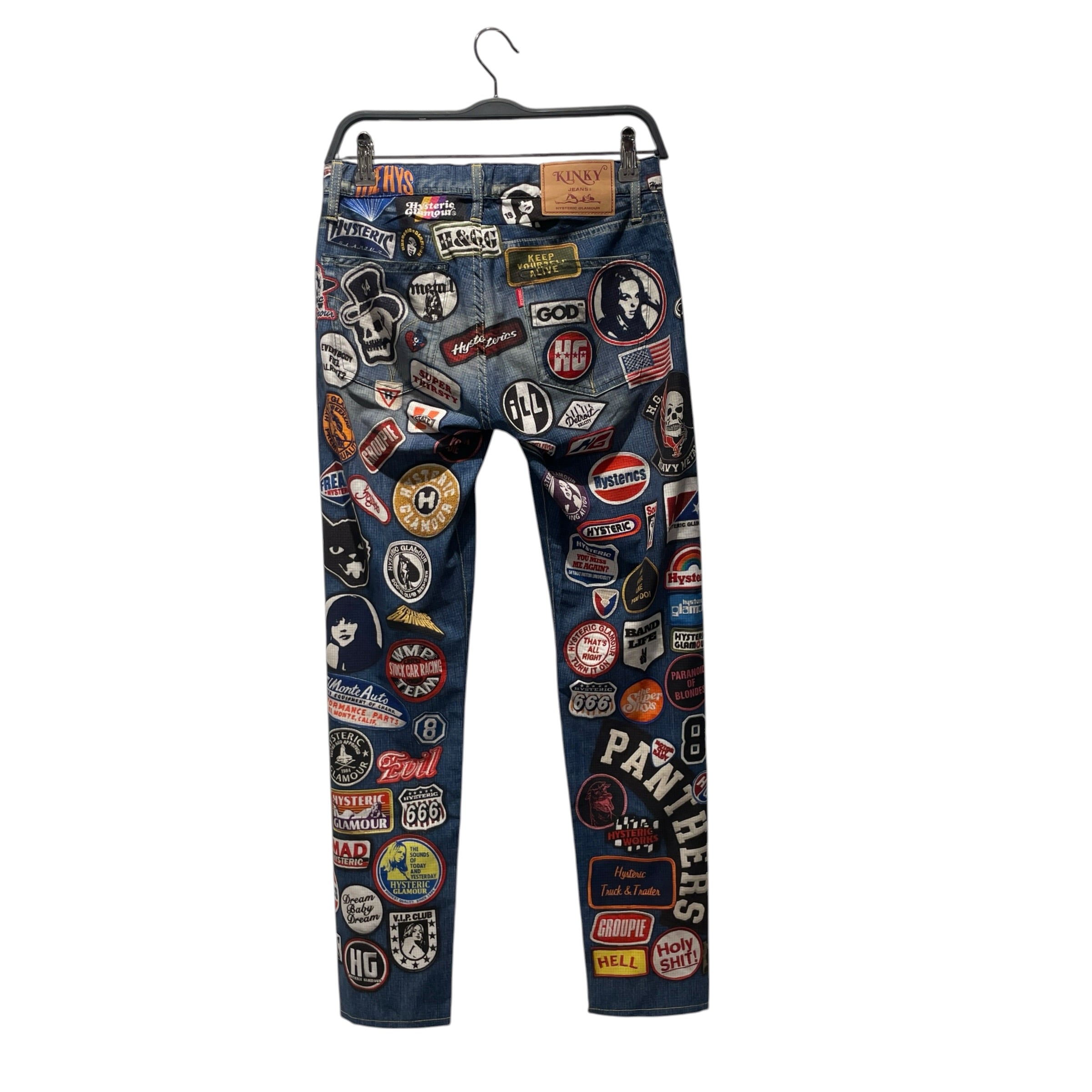 HYSTERIC GLAMOUR/Skinny Pants/All Over Print/Acrylic/IDG/ view 2