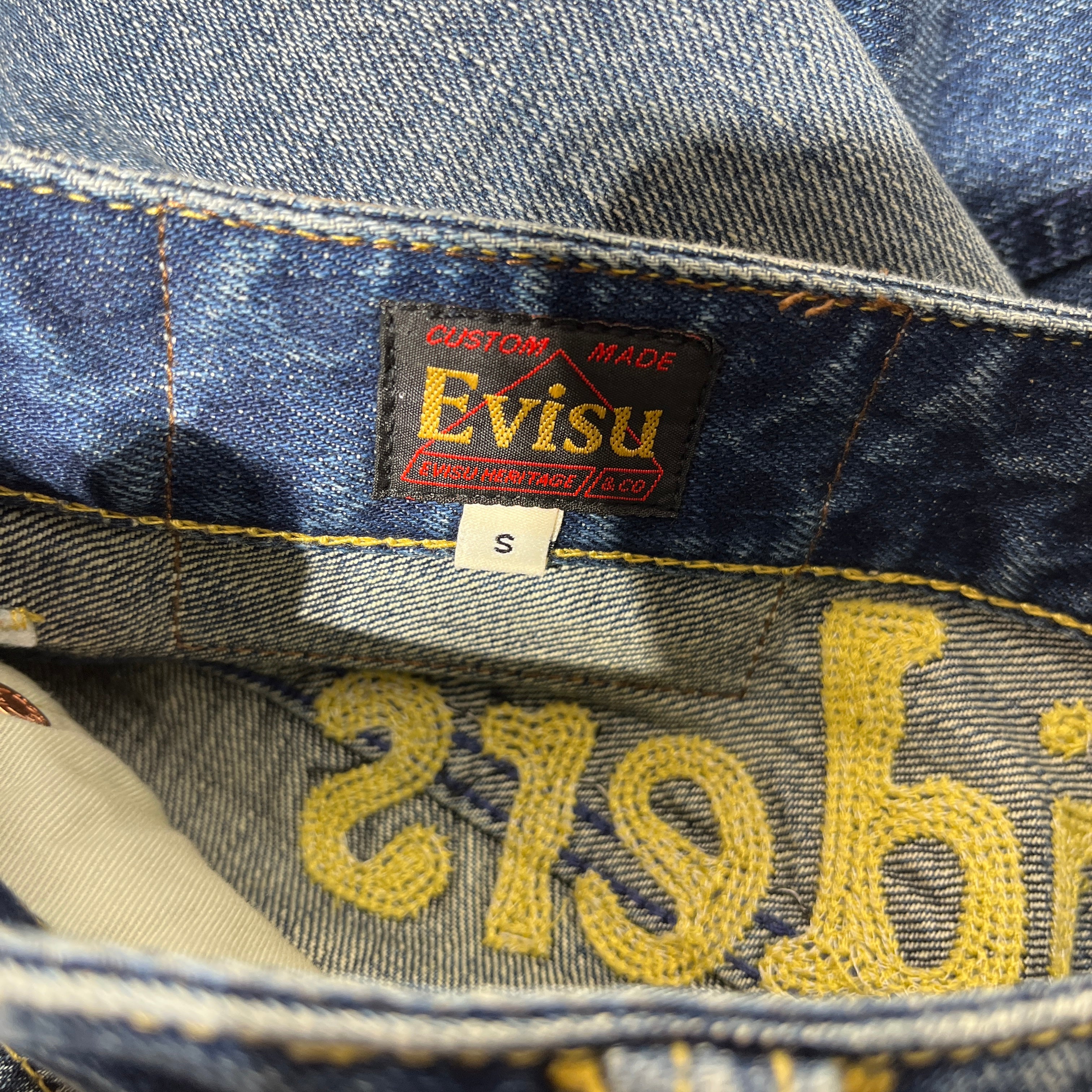 EVISU/Pants/S/Denim/IDG/evisu riders view 5