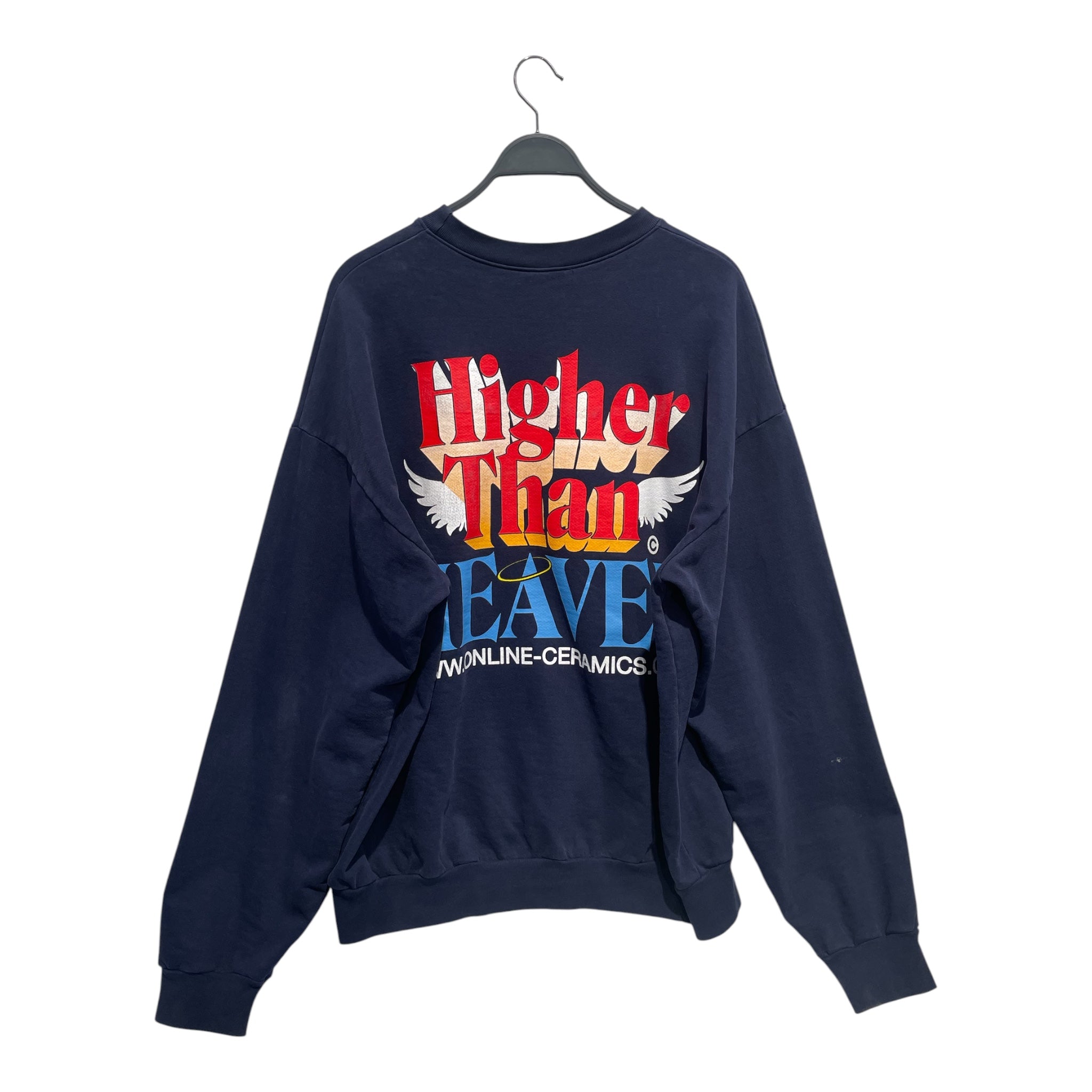 Online Ceramics/Sweatshirt/XL/Graphic/Cotton/NVY/This is your brain on drugs view 2