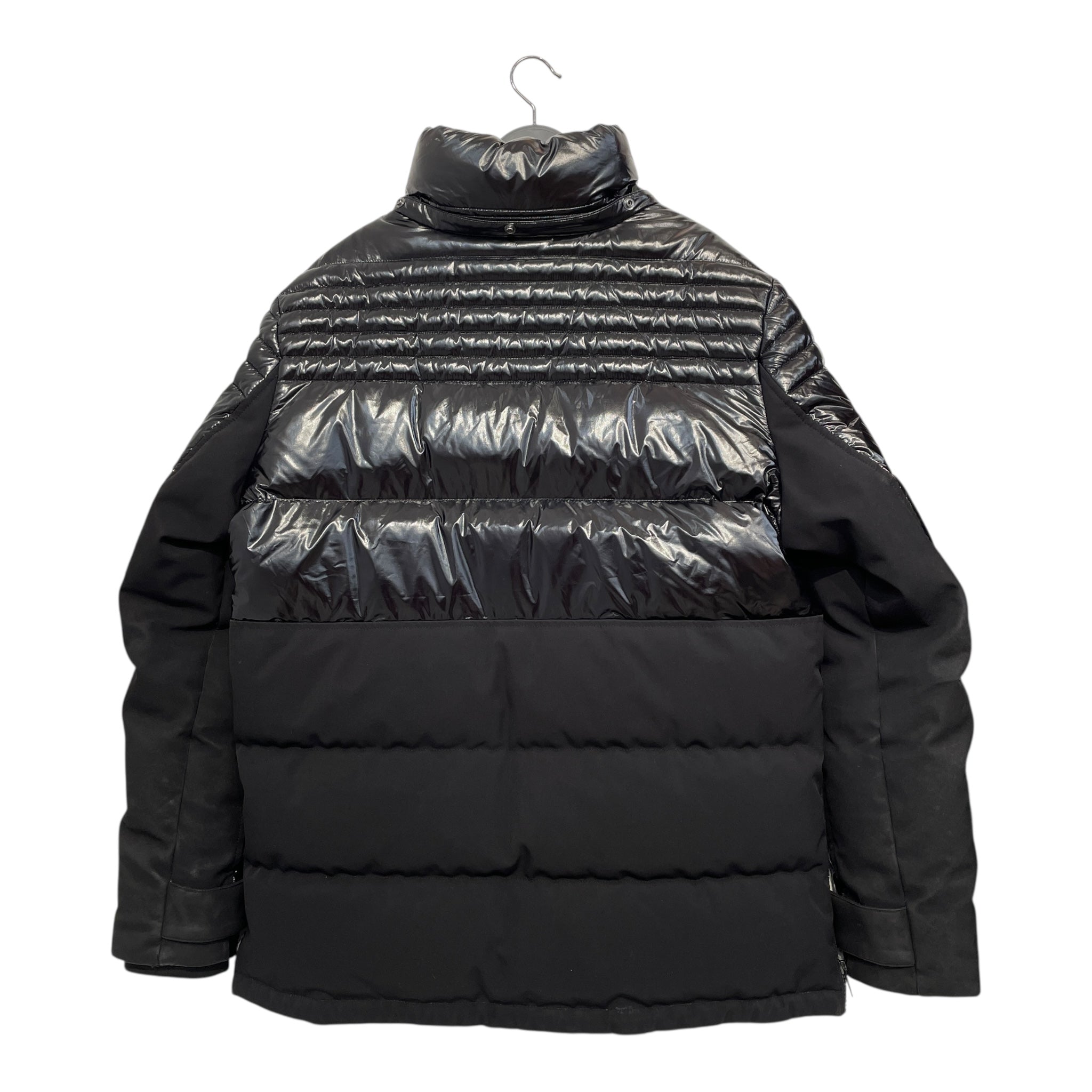 MOOSE KNUCKLES/Puffer Jkt/L/BLK/TOP NYLON BOTTM CANVAS 006920 view 2