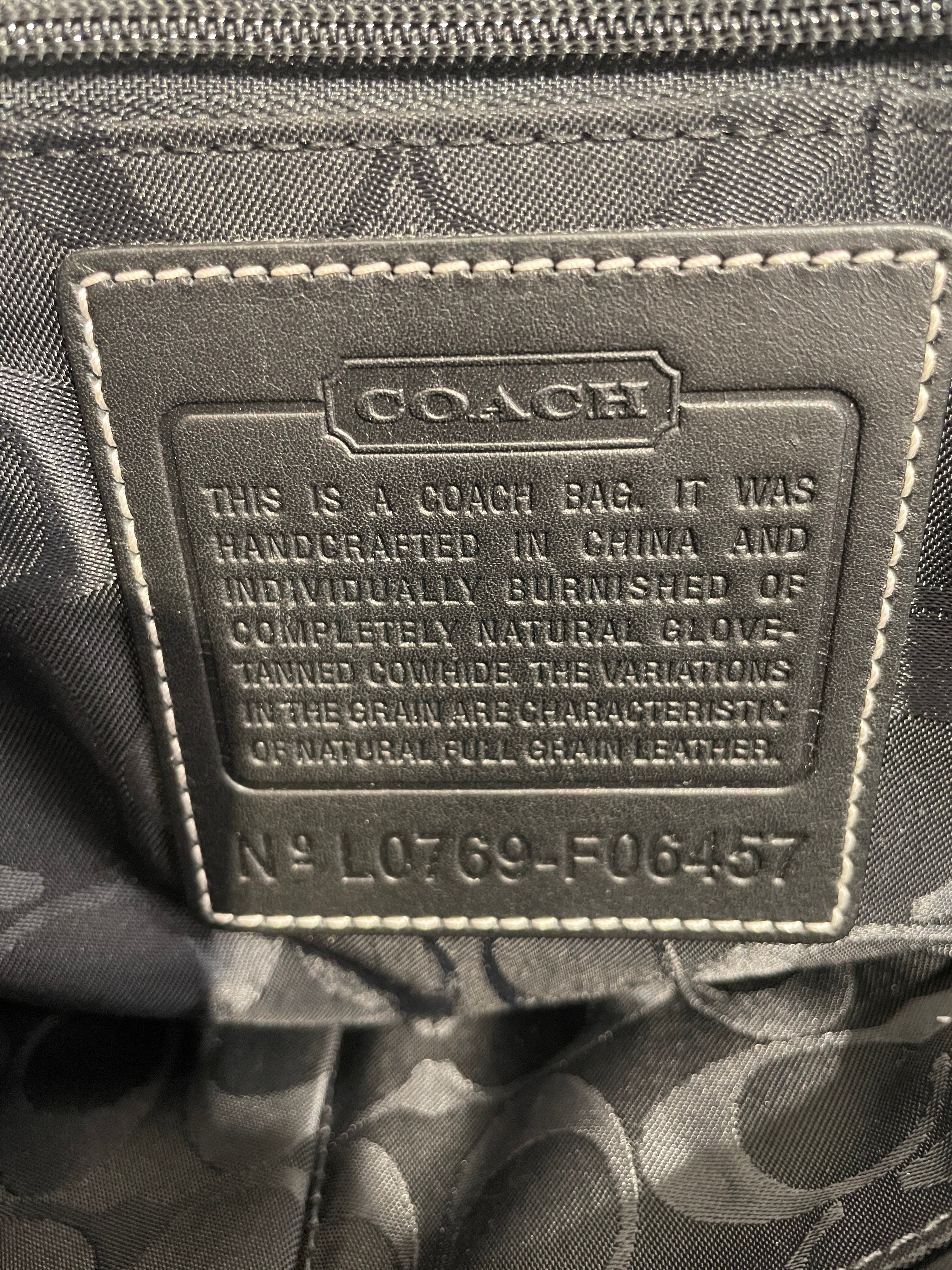 COACH/Briefcase/Leather/BLK/TWIST CLASP view 4