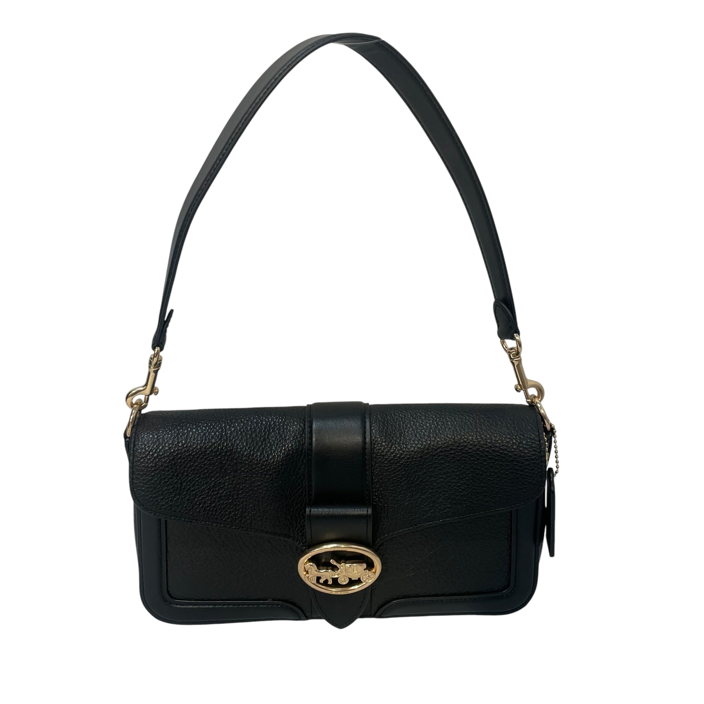 COACH/Bag/Leather/BLK/GEORGIE SHOULDER BAG view 1