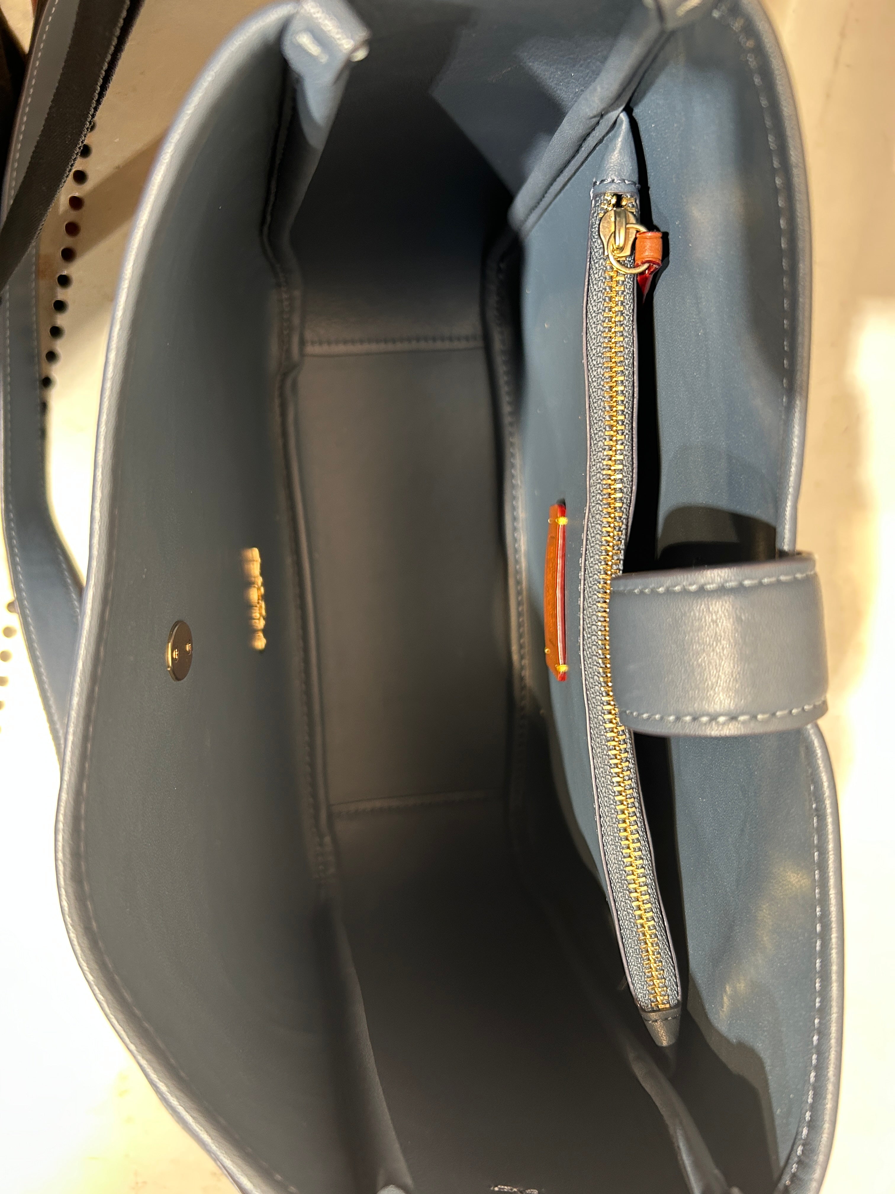 COACH/Cross Body Bag/Leather/BLU/DENIM HARDLEY CONVERTIBLE view 4