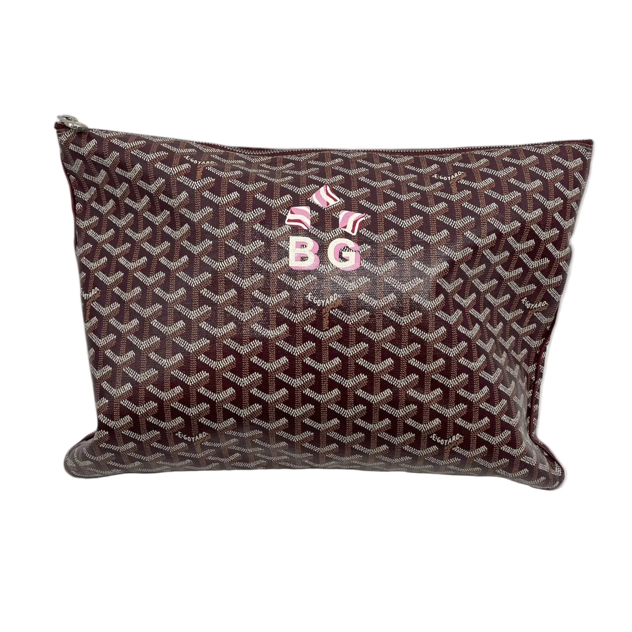 GOYARD/Pouch/Monogram/Leather/BRD/B G view 1