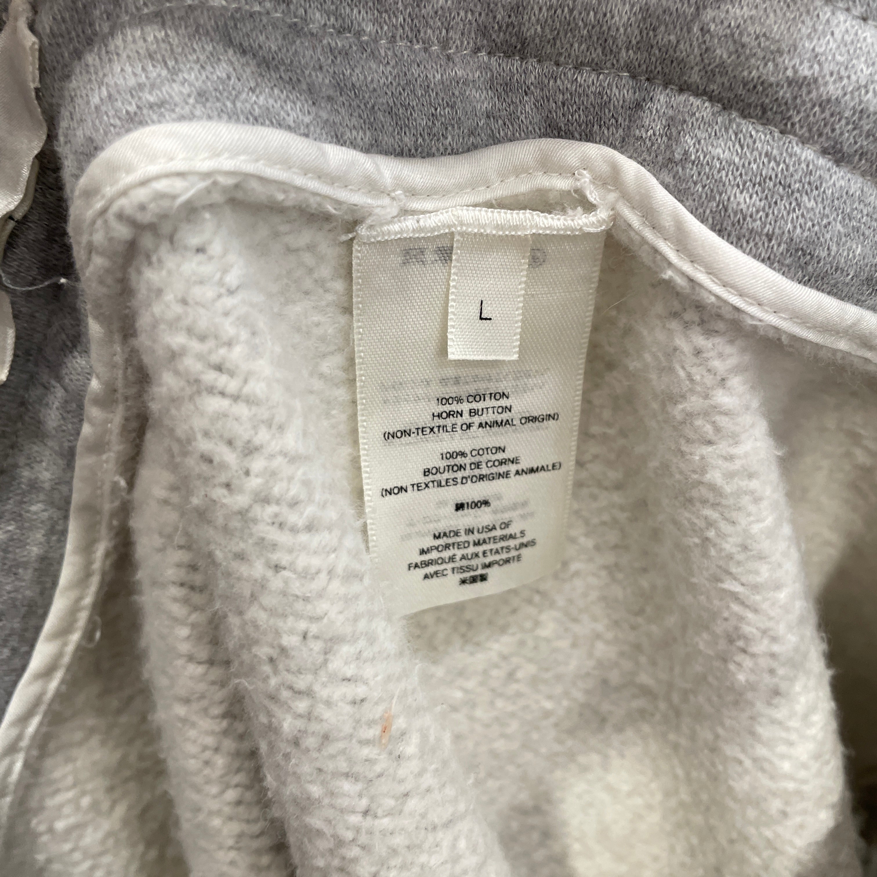 THE ROW/Straight Pants/L/Cotton/GRY/DRAWSTRING SWEATS view 4