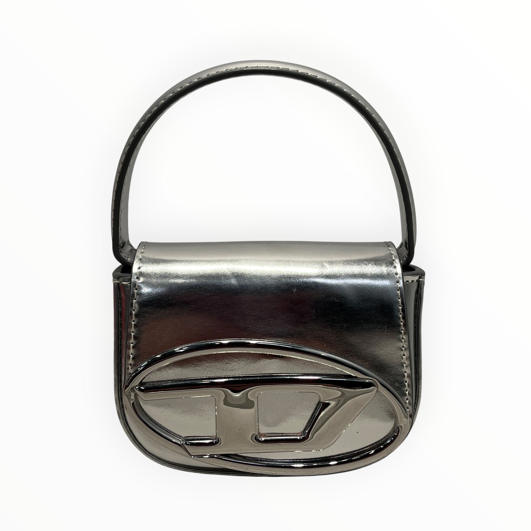DIESEL/Hand Bag/SLV/1DR Metallic Lthr Shoulder Bag view 1