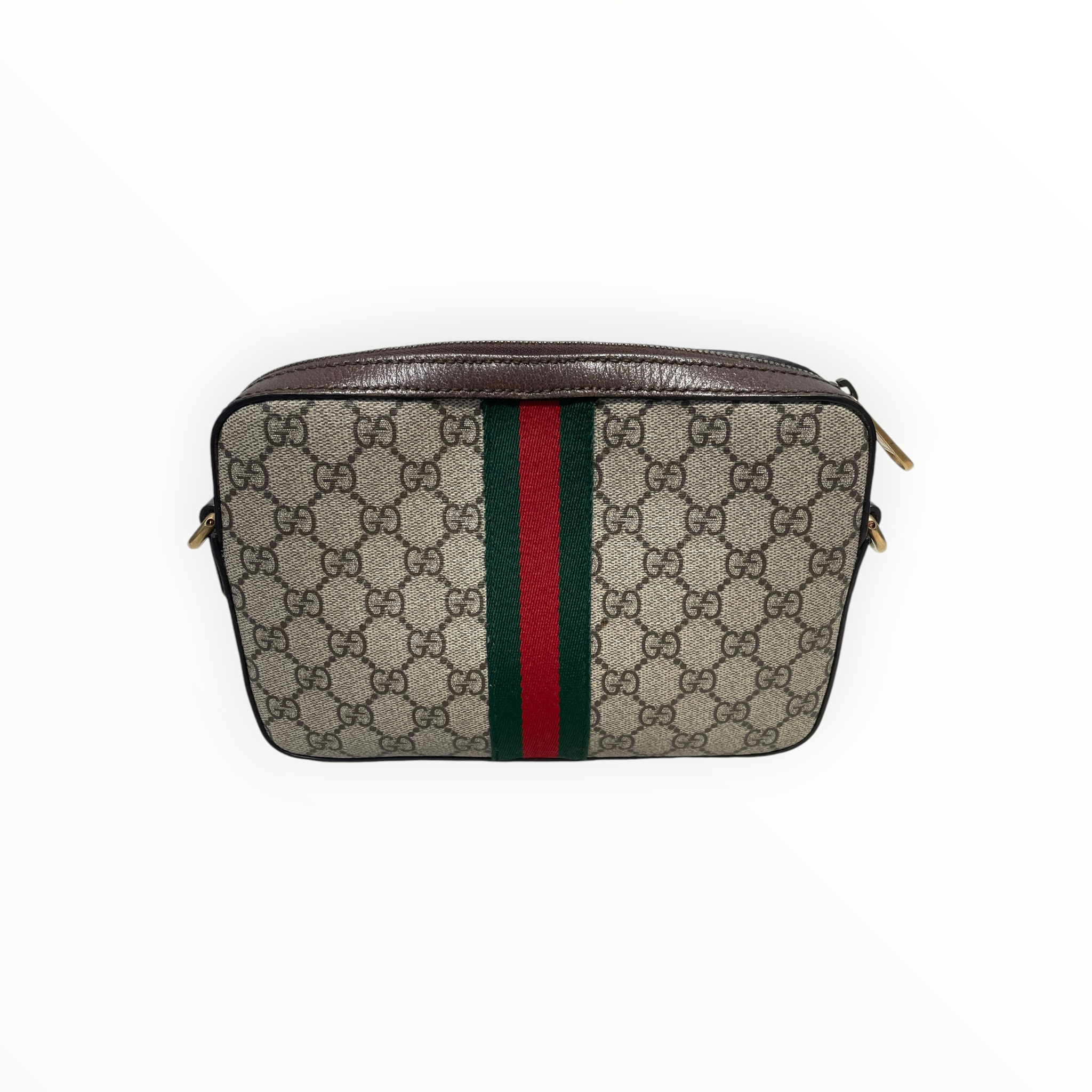 GUCCI/Cross Body Bag/Monogram/Leather/BEG/ophidia supreme view 2