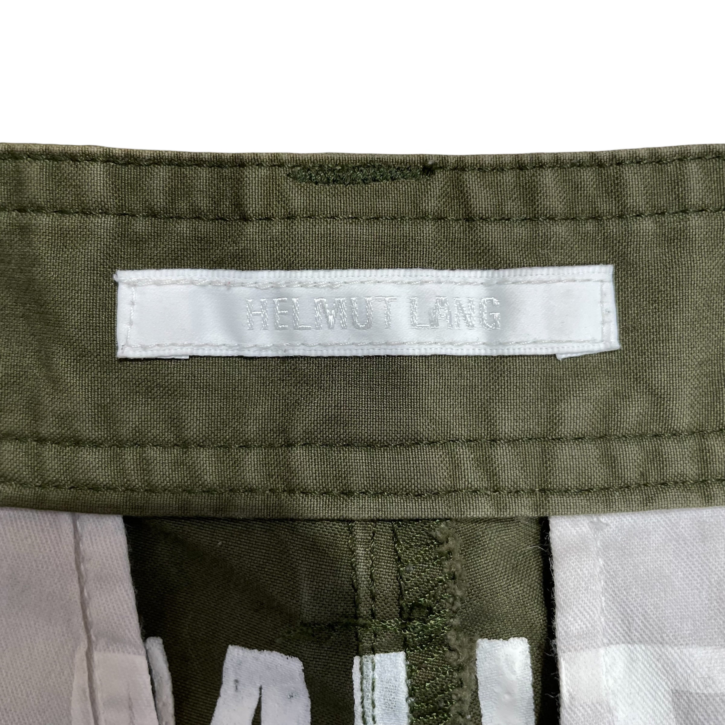 Helmut Lang/Cargo Pants/30/Cotton/GRN/Zipper Cargos view 5