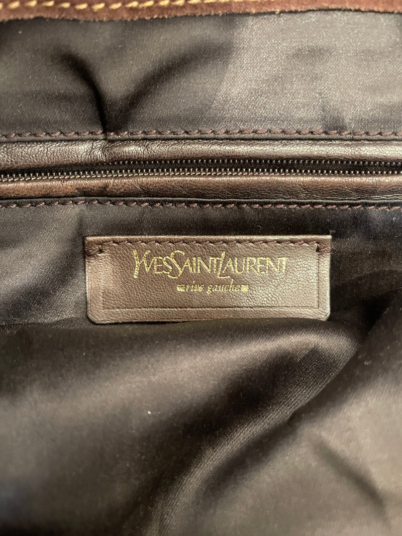YVES SAINT LAURENT/Tote Bag/Leather/GLD/