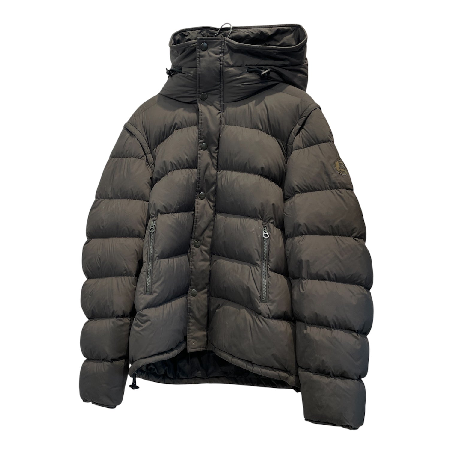 BURBERRY LONDON/Coat/56/Nylon/GRN/Zip Up Puffer view 1