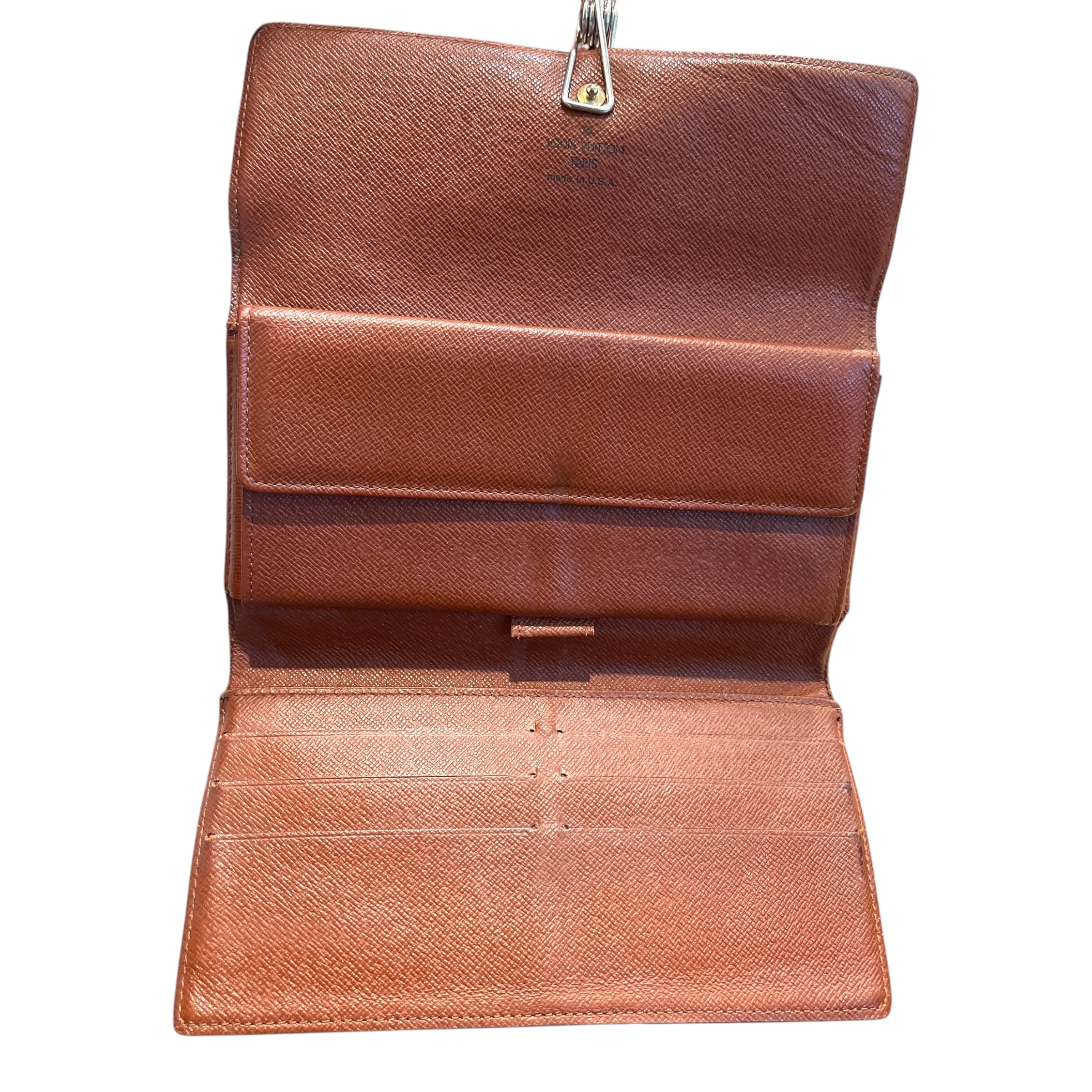 LOUIS VUITTON/Long Wallet/Monogram/Leather/BRW/L's/Sarah Wallet SD0032 view 3