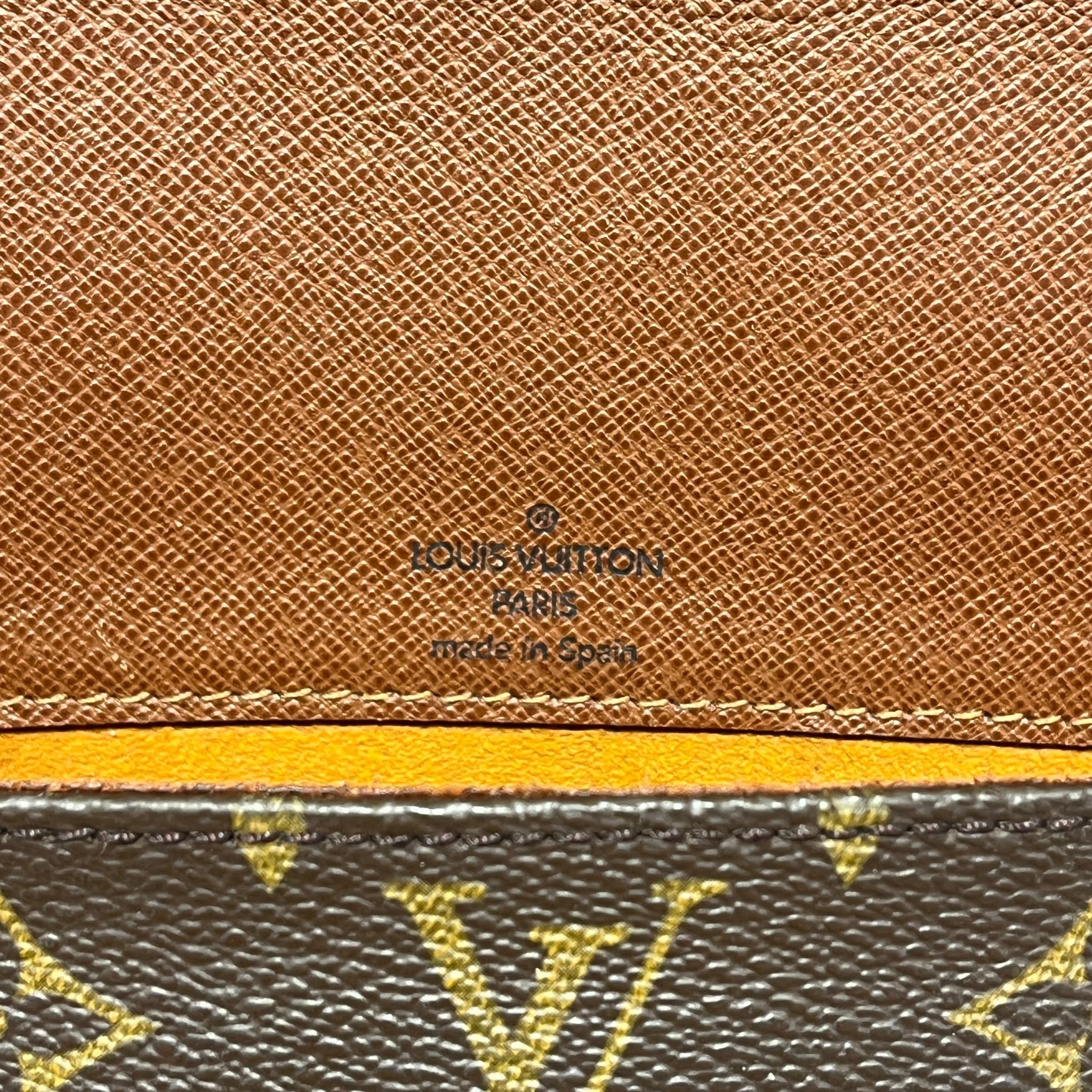 LOUIS VUITTON/Cross Body Bag/Monogram/Leather/BRW/MUSETTE TANGO/THIN STRAP view 5