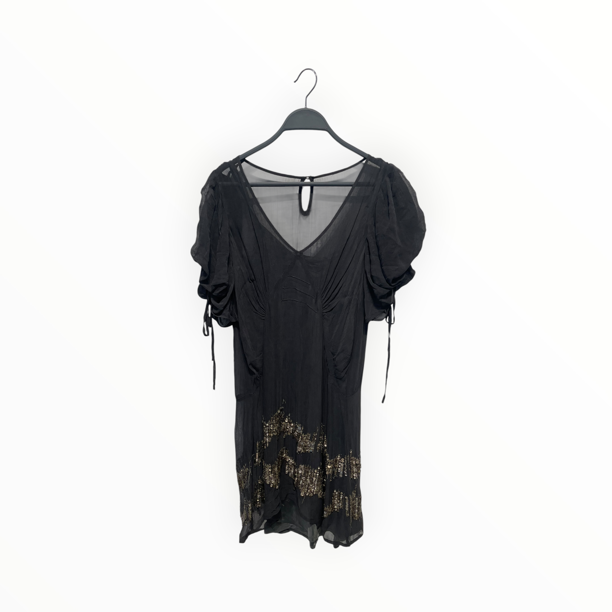 JUICY COUTURE/Dress/2/Silk/BLK/METAL SEQUIN DRESS view 1
