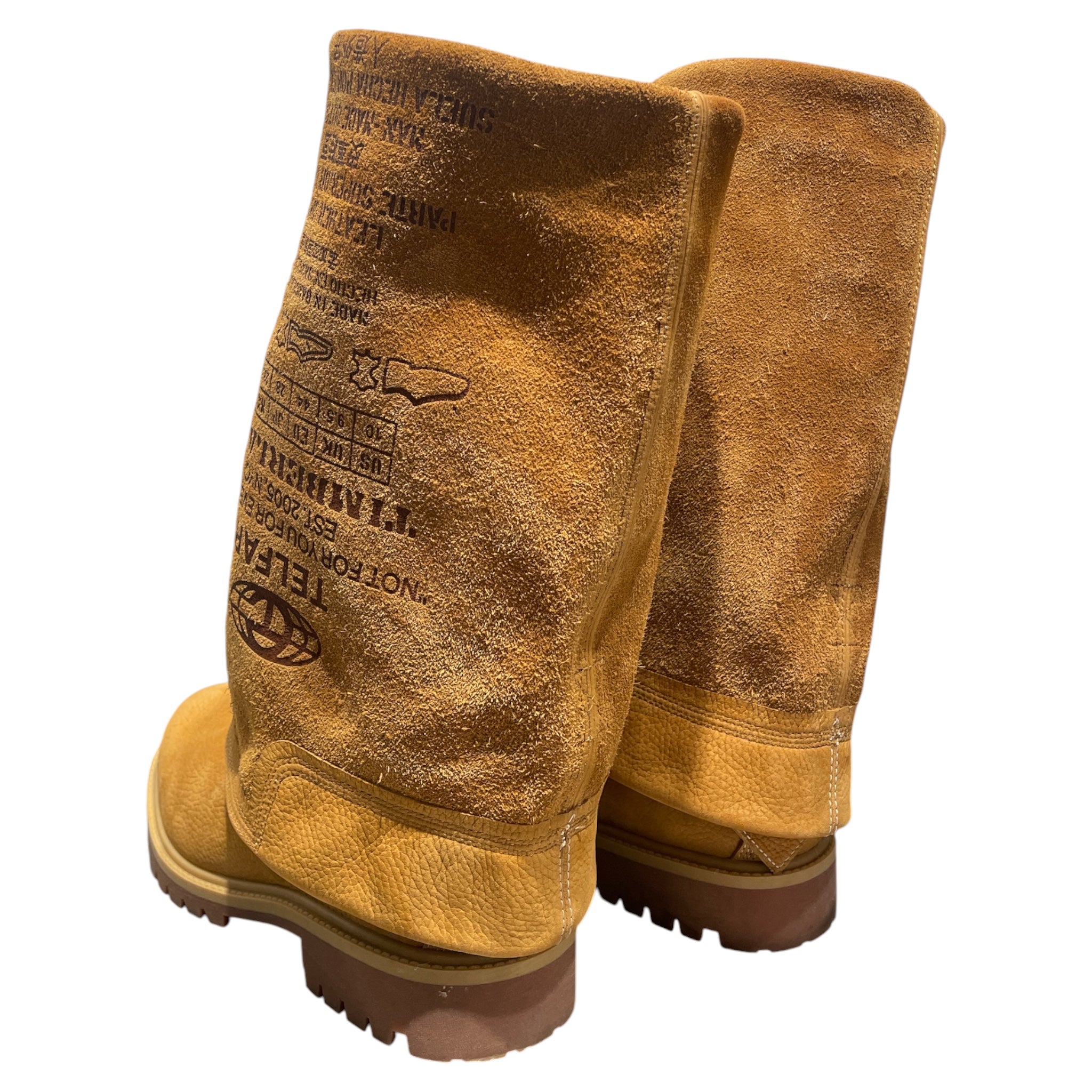 Timberland/Telfar/Boots/US 10/Suede/BEG/ Timberland x Telfar/long boot view 2