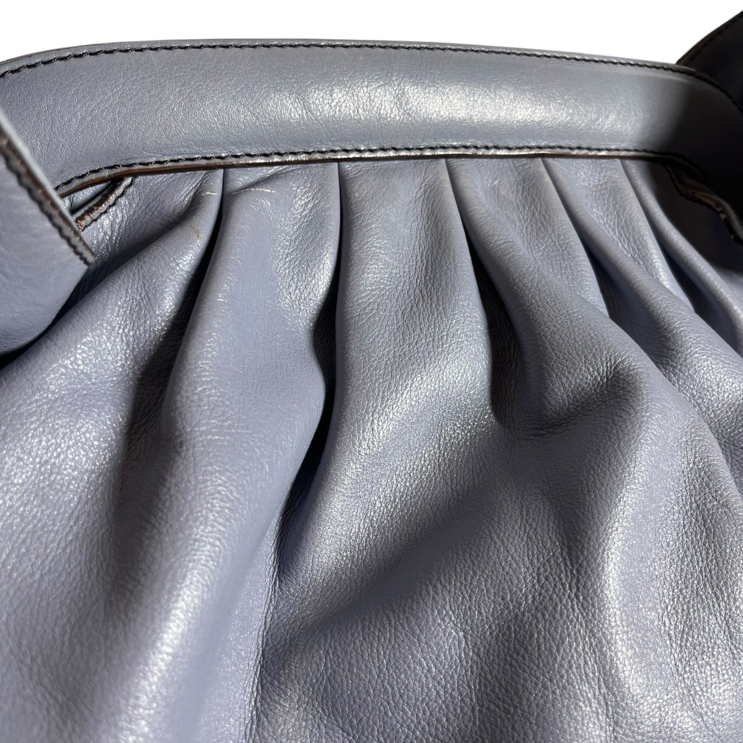 FENDI/Hand Bag/Leather/PPL/PLEAT HAND BAG view 4