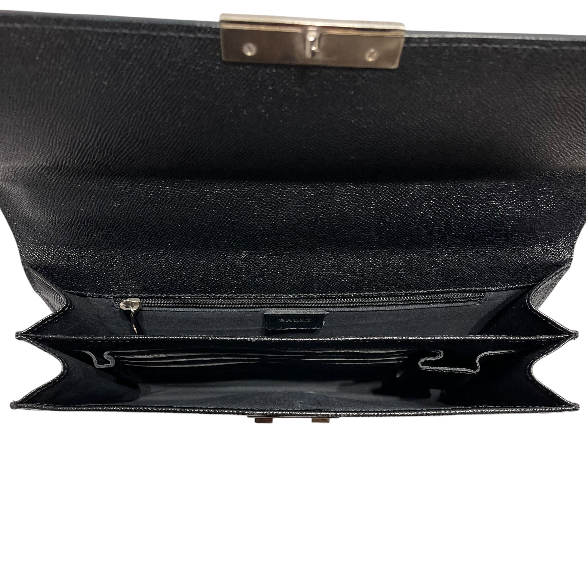 BALLY/Briefcase/Leather/BLK/ view 4