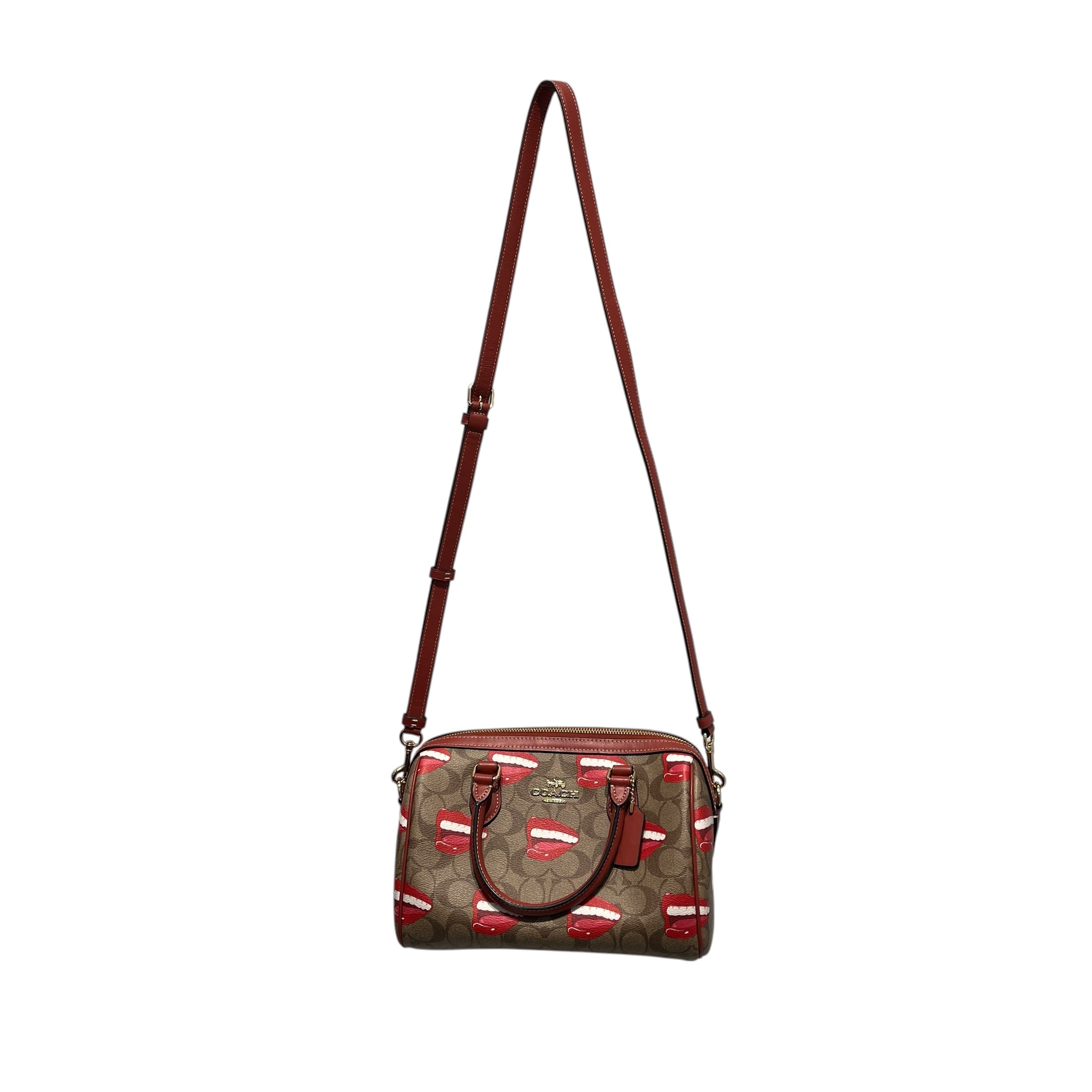 COACH/Bag/All Over Print/Leather/BRW/SATCHEL MOUTH PRINT view 18