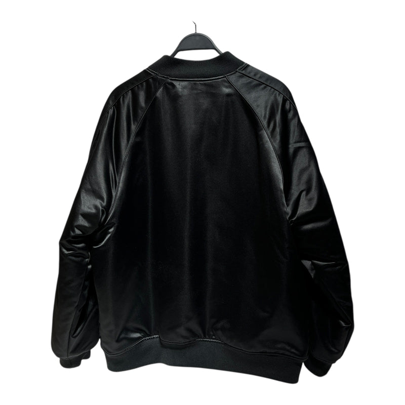 Supreme/mitchell&ness/Baseball Jkt/XL/Nylon/BLK/Graphic/SEQUIN LOGO