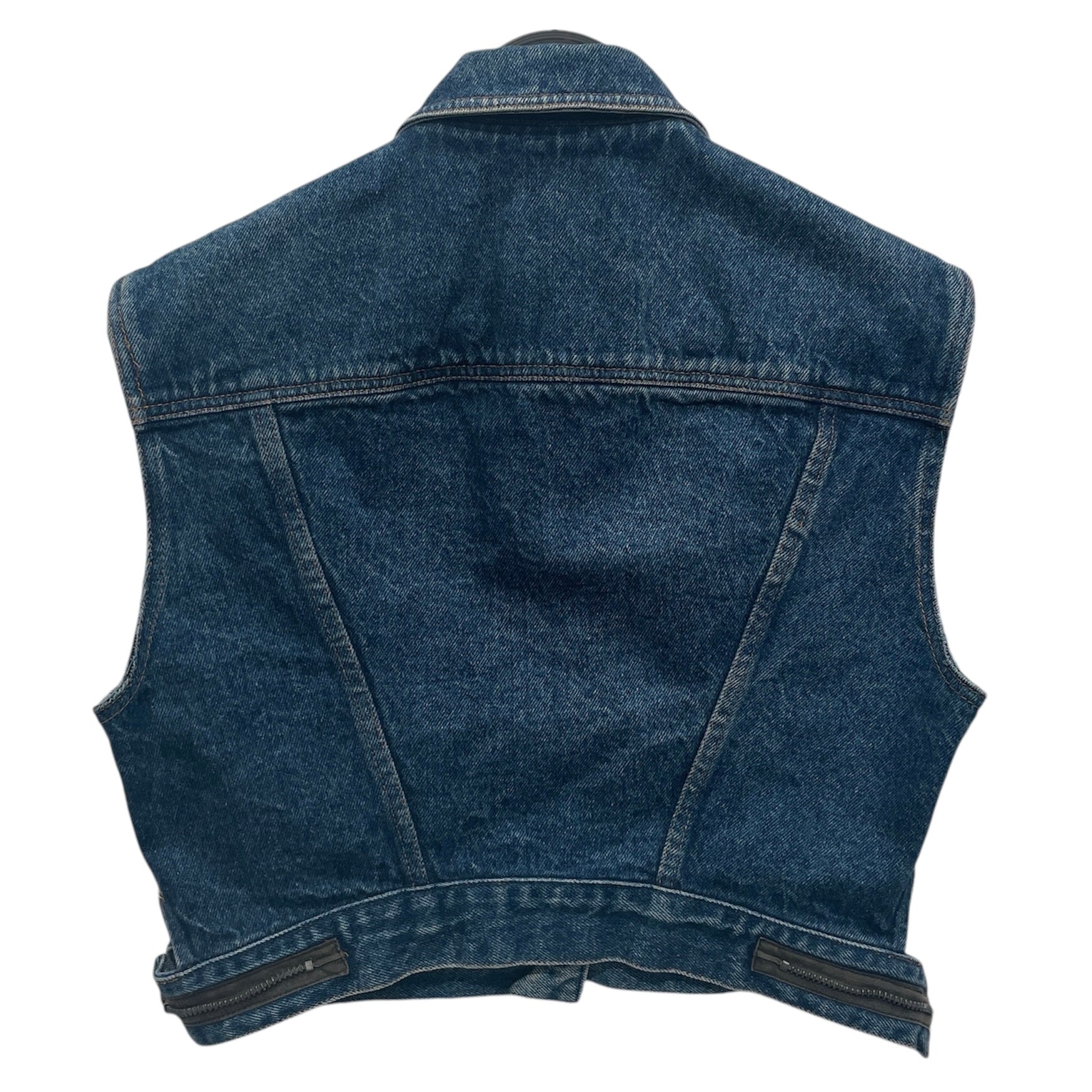 JUNIOR GAULTIER/Vest/40/Denim/IDG/WHITE METAL STAMP view 2