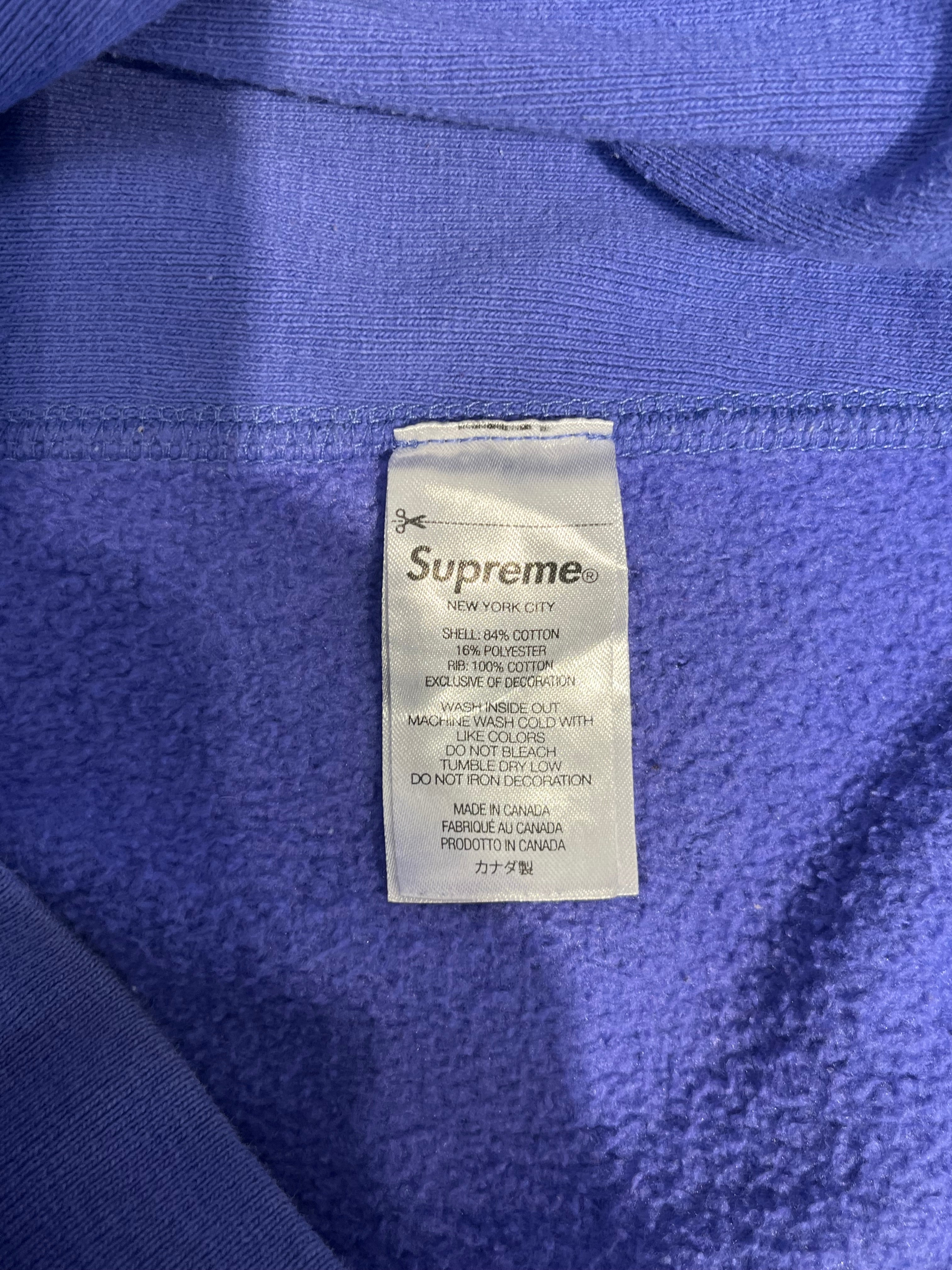 Supreme/FUTURA LABORATORIES/Hoodie/XL/Cotton/PPL/collab script hoodie view 6