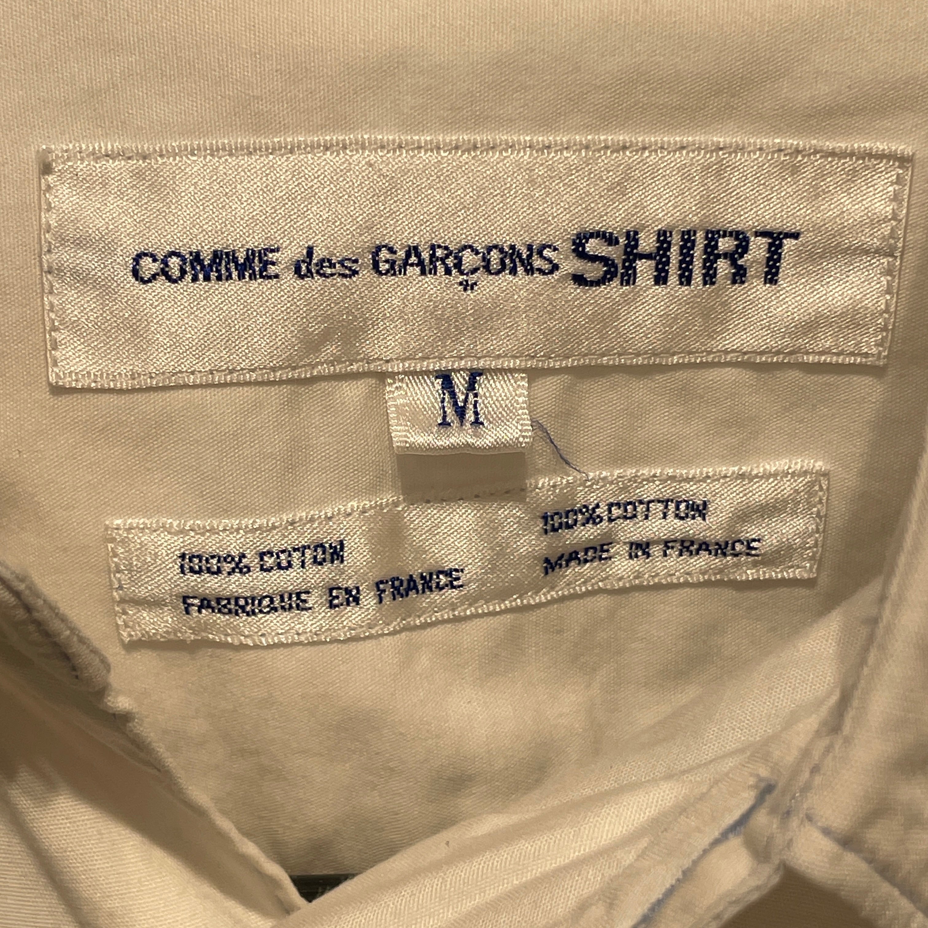 COMME des GARCONS/LS Blouse/M/Cotton/WHT/ view 3