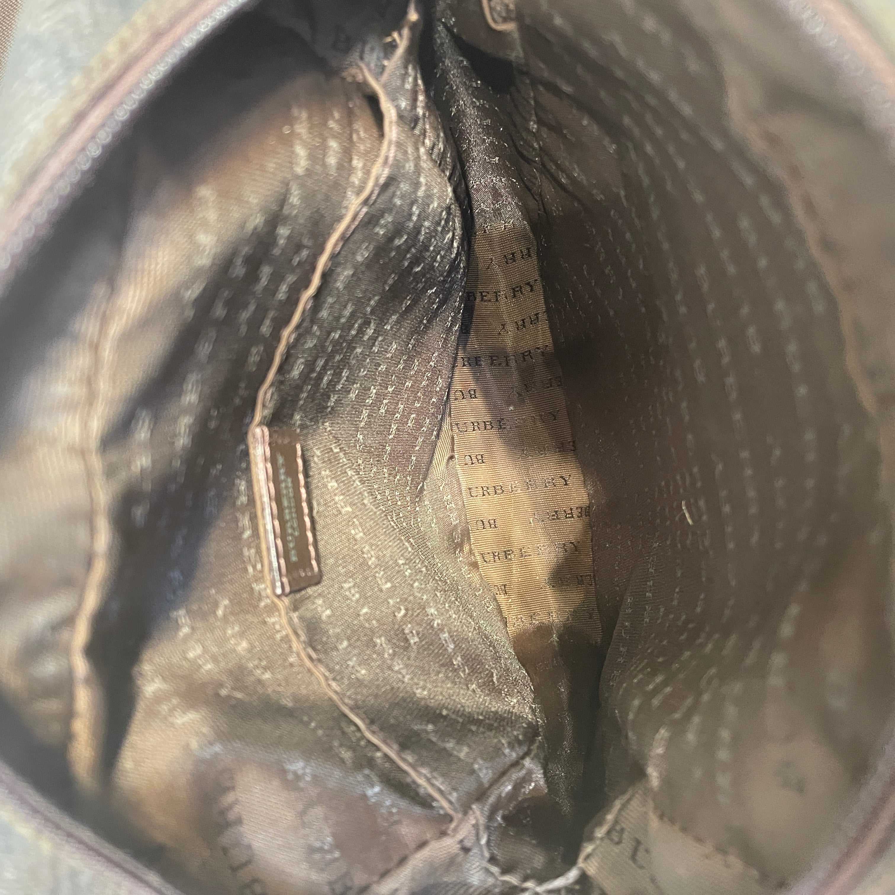 BURBERRY/Pouch/Plaid/Leather/BRW/ view 4