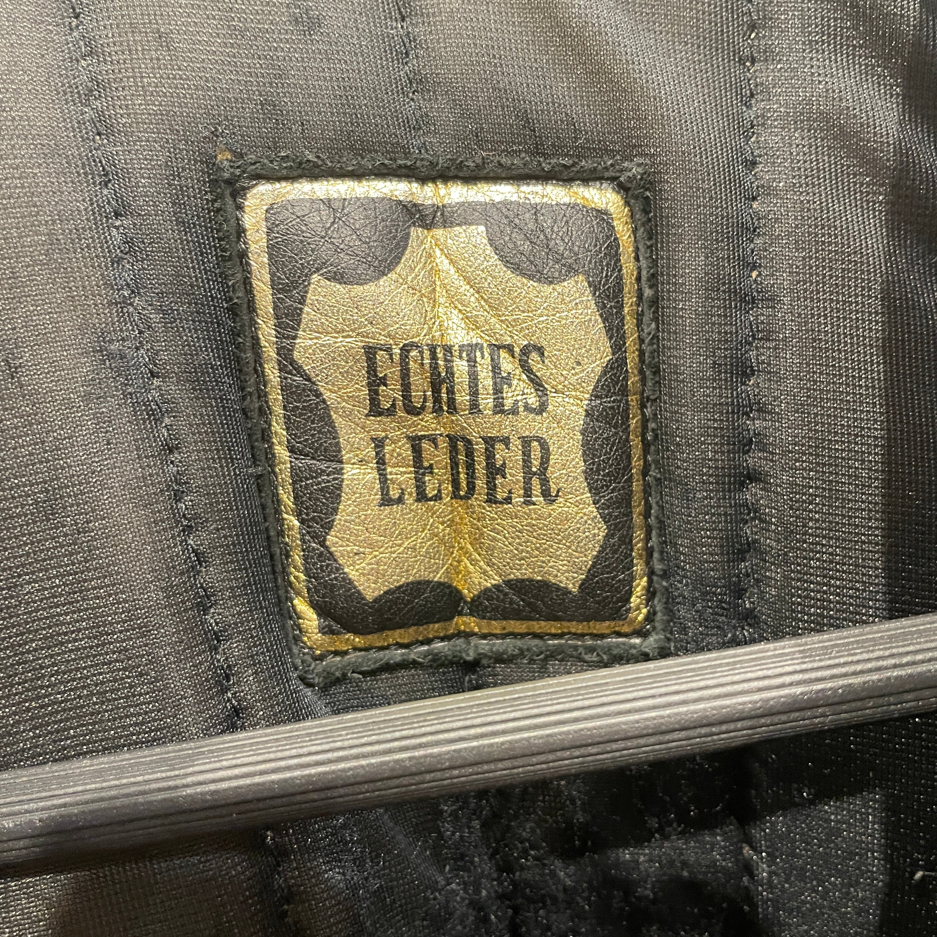 ECHTES LEDER/Leather Jkt/50/Leather/BLK/POLO W BIKER ARM LOGO view 3