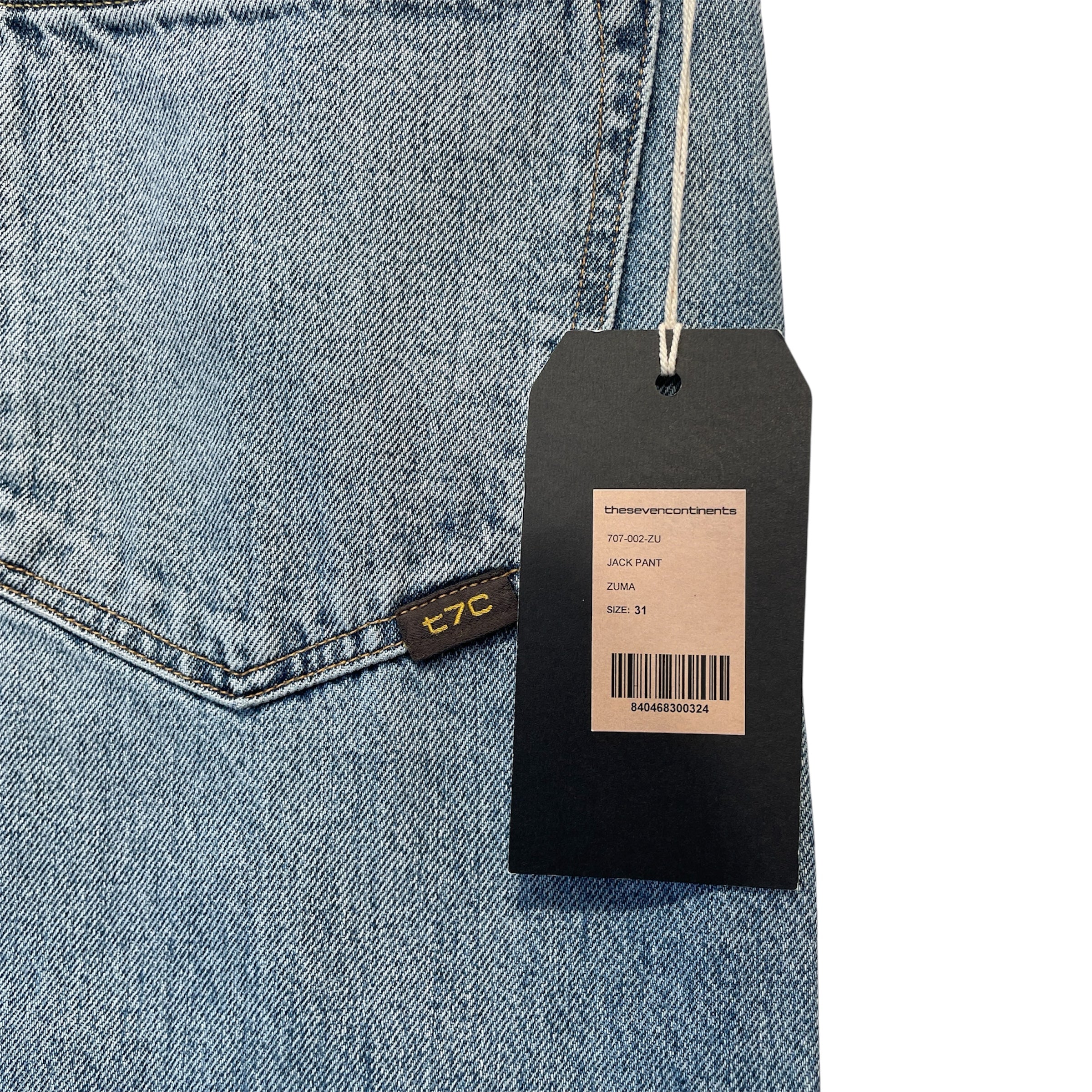 The Seven Continents/Straight Pants/31/Denim/IDG/JACK CUT view 4