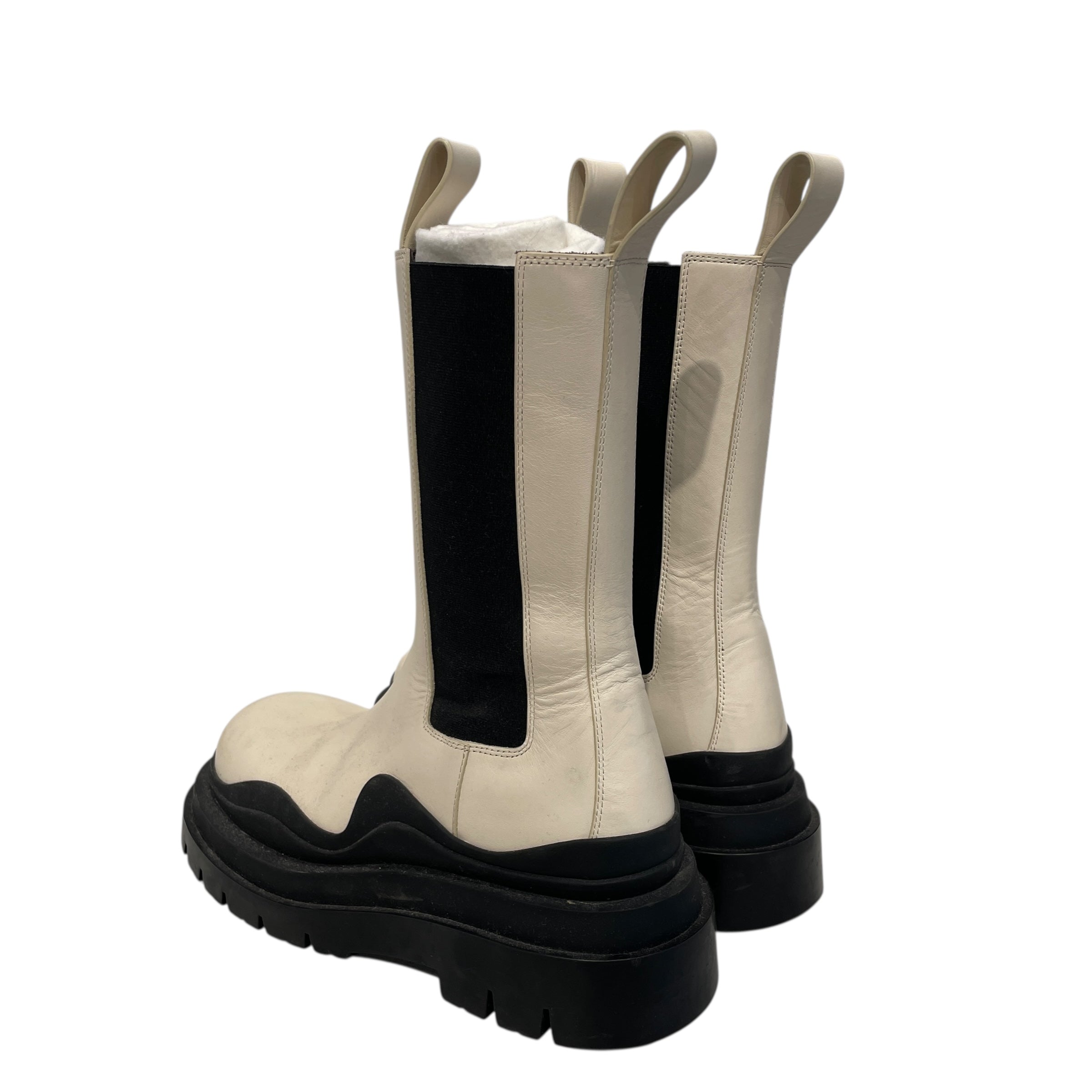BOTTEGA VENETA/Ankle Boots/EU 37/Leather/WHT/ view 2