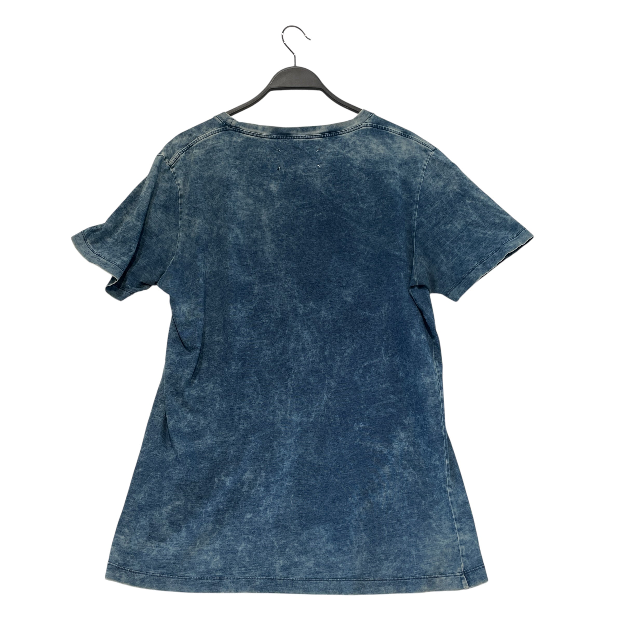 Maison Margiela/T-Shirt/XL/Cotton/BLU/All Over Print/Acid Wash Distressed Tee view 2