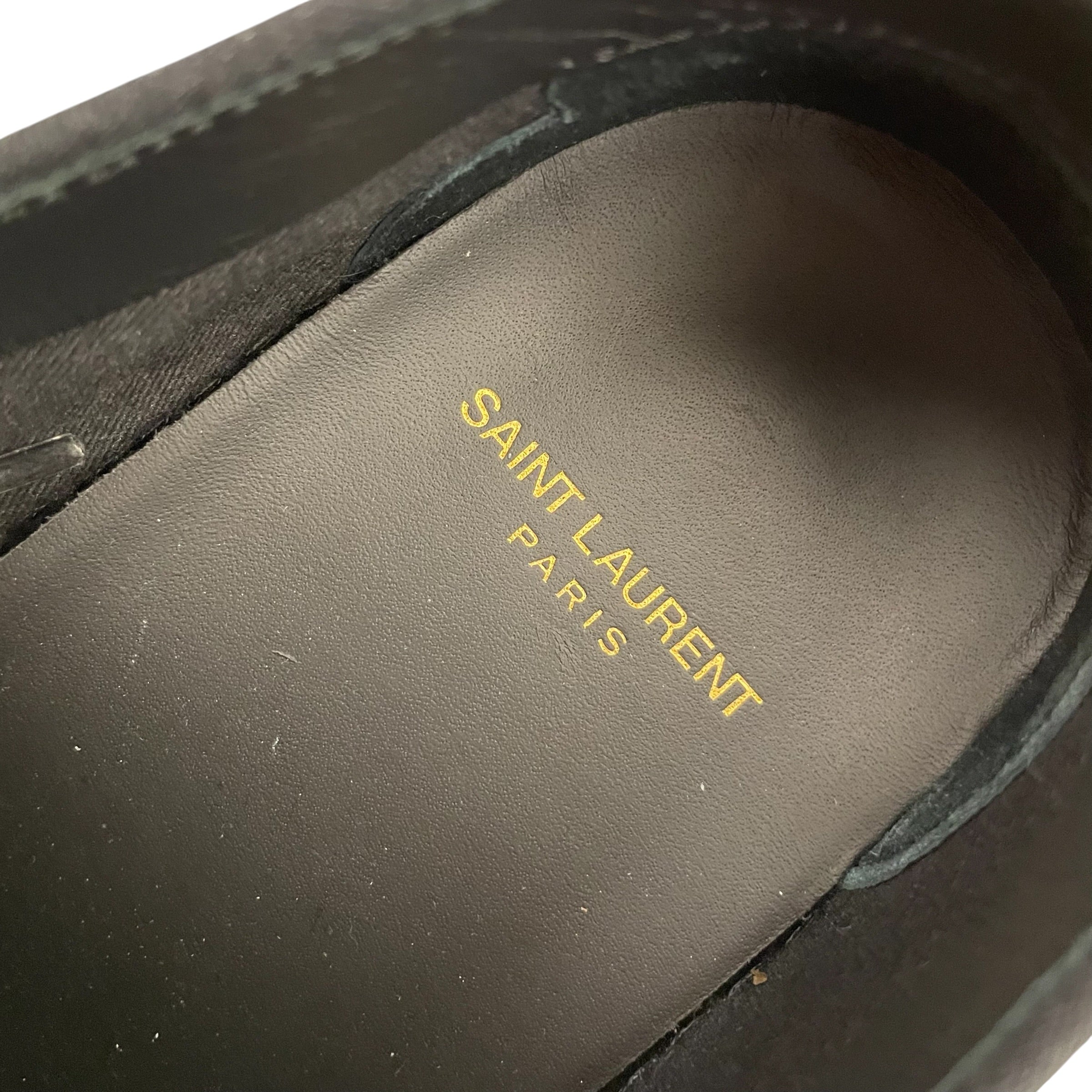 SAINT LAURENT/Low-Sneakers/EU 42.5/Cotton/BLK/VENICE LOW TOP view 7